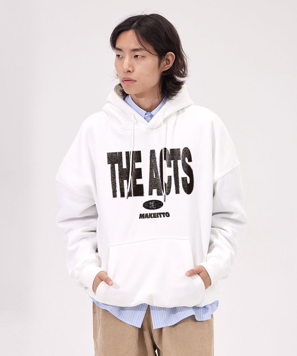 메이킷투(MAKEITTO) 더 액츠 후디_화이트