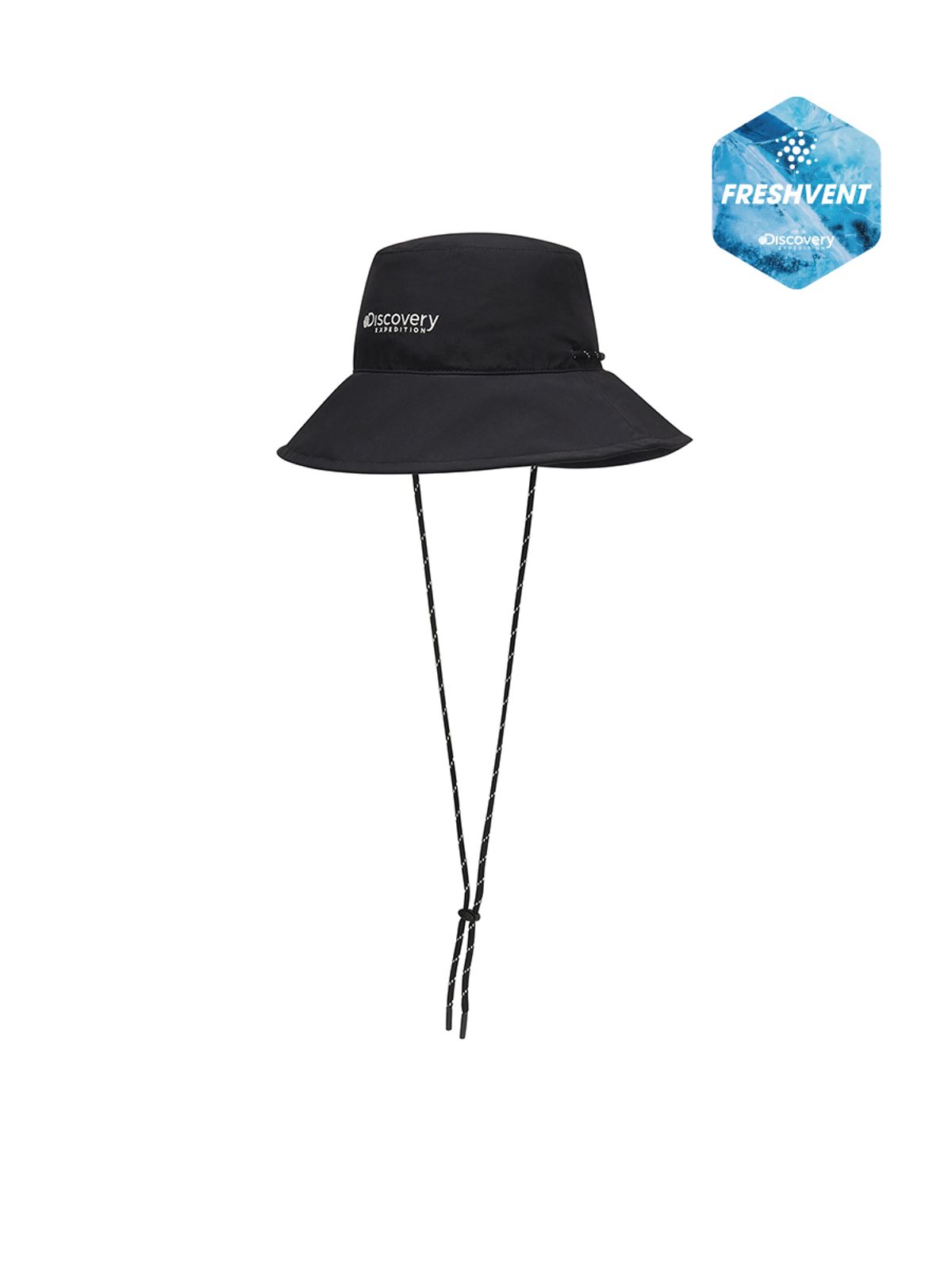 디스커버리 익스페디션(DISCOVERY EXPEDITION) 프레시벤트 와이드 햇 (BLACK)
