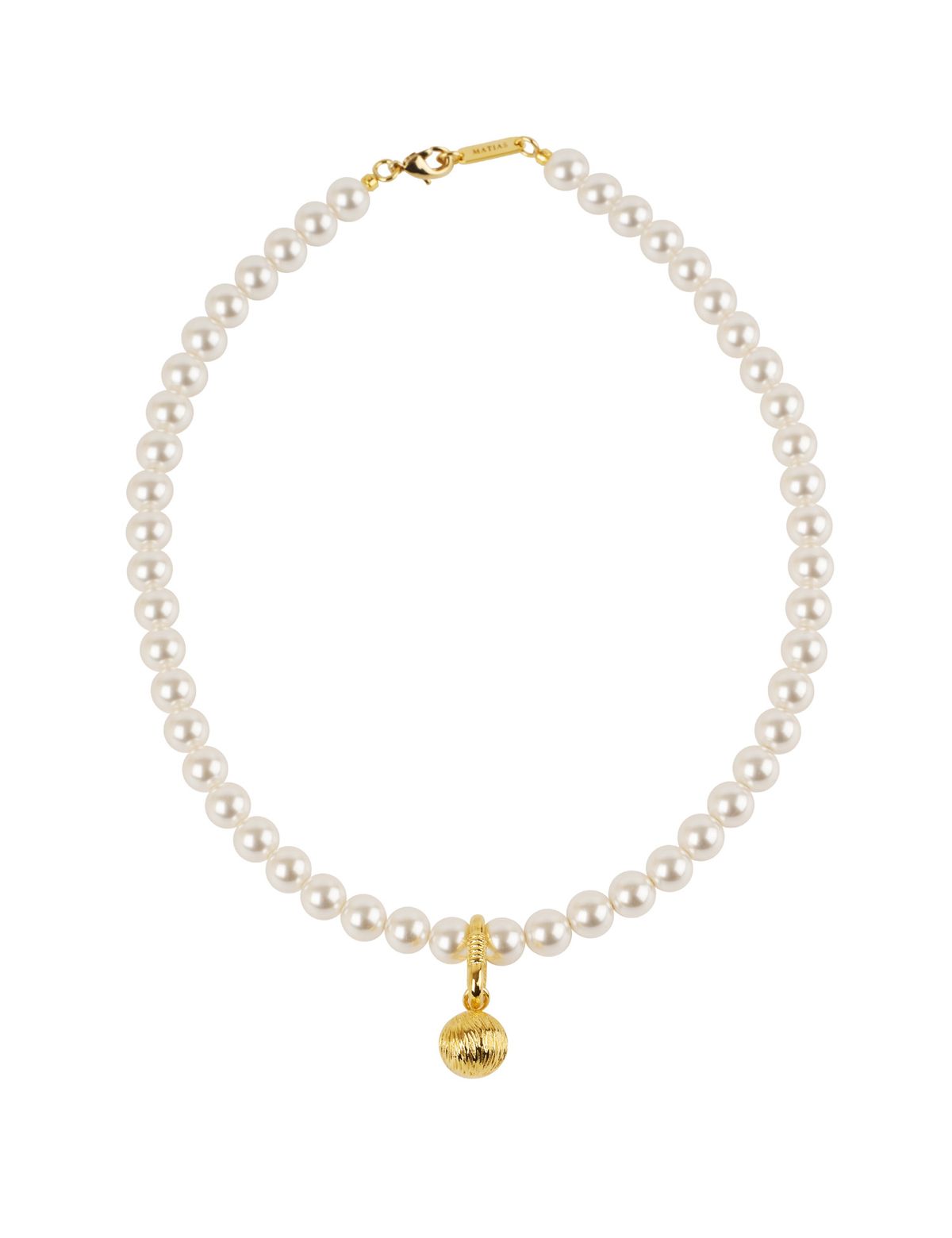 마티아스(MATIAS) Almond pearl Necklace