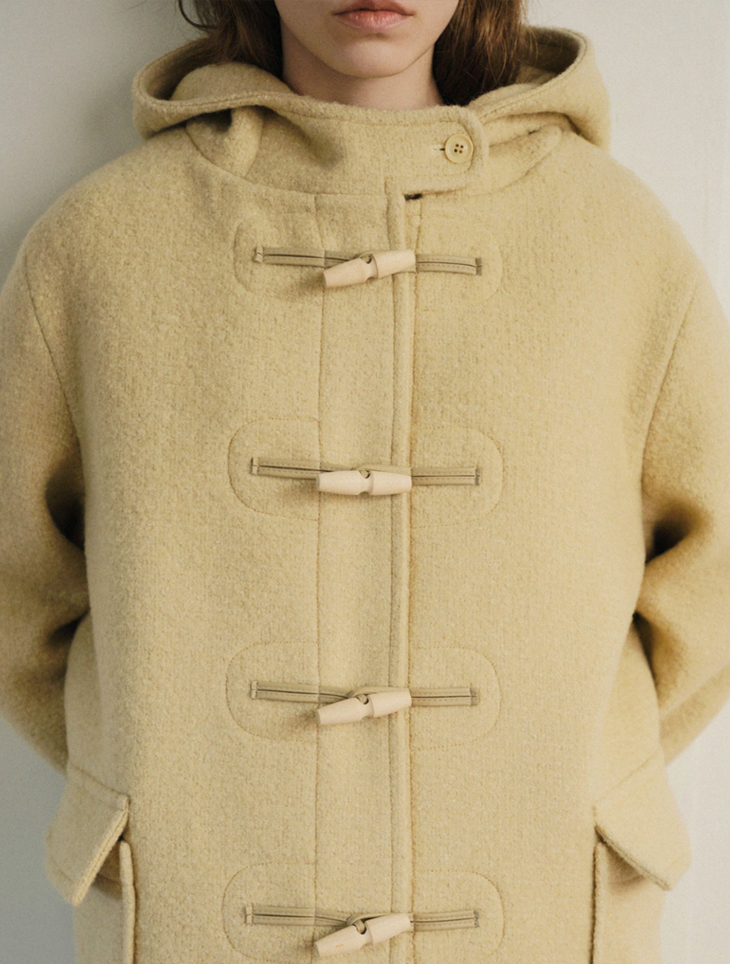 Borg Hooded Duffle Coat | boohoo USA