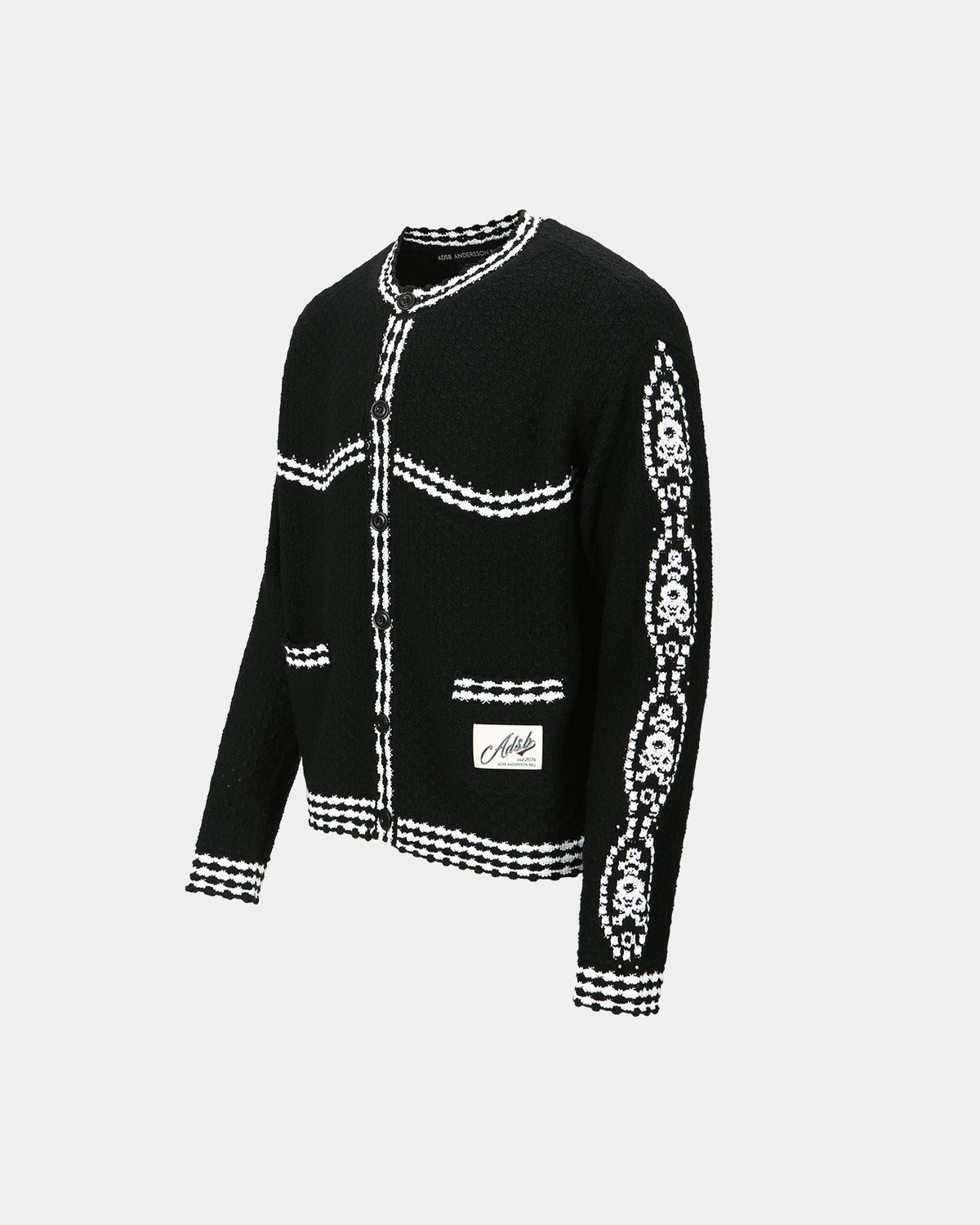 앤더슨벨(ADSB ANDERSSON BELL) 판타지아 라운드 넥 가디건 atb1244m(BLACK)
