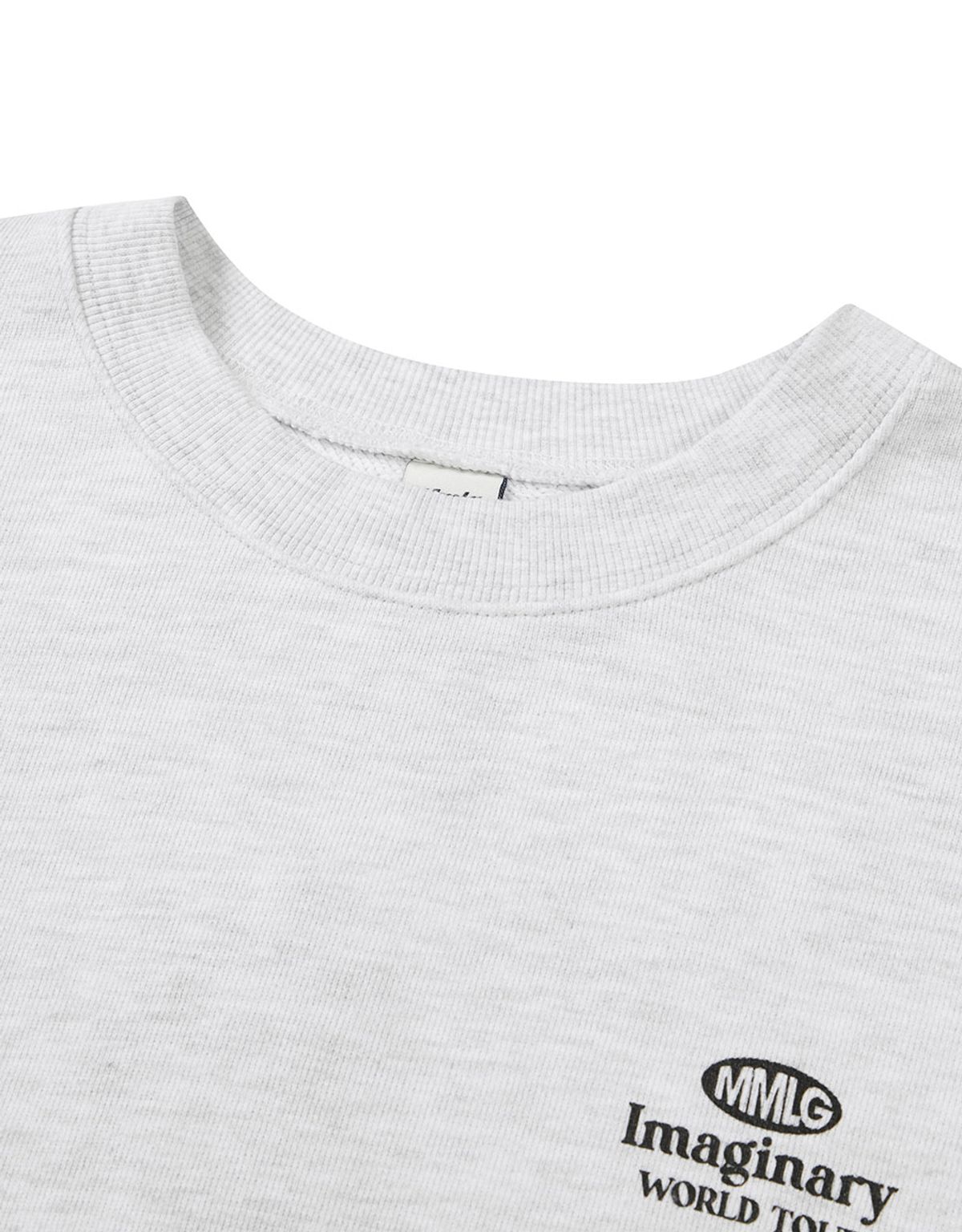 엠엠엘지(MMLG) [Mmlg] WORLDBEST EFFECT SWEAT (ASH GREY)