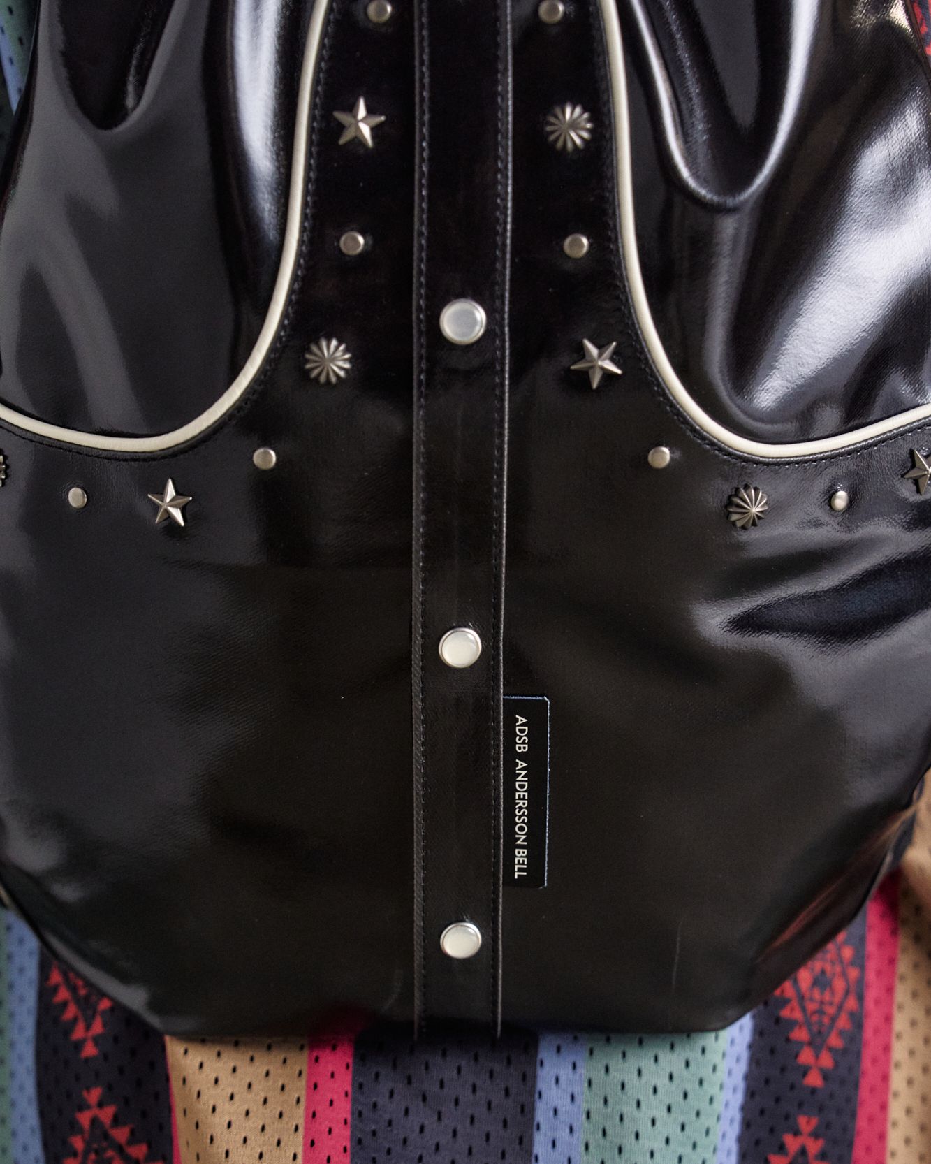 MUSINSA | ANDERSSON BELL Western Drawstring Bag aaa459u(BLACK)