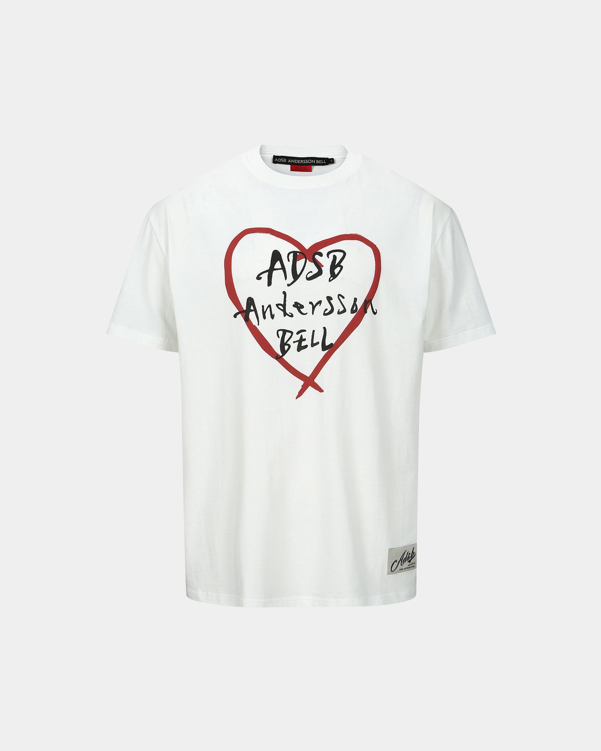 앤더슨벨(ADSB ANDERSSON BELL) 유니섹스 하트 켈리 로고 티셔츠 atb1290u(WHITE)