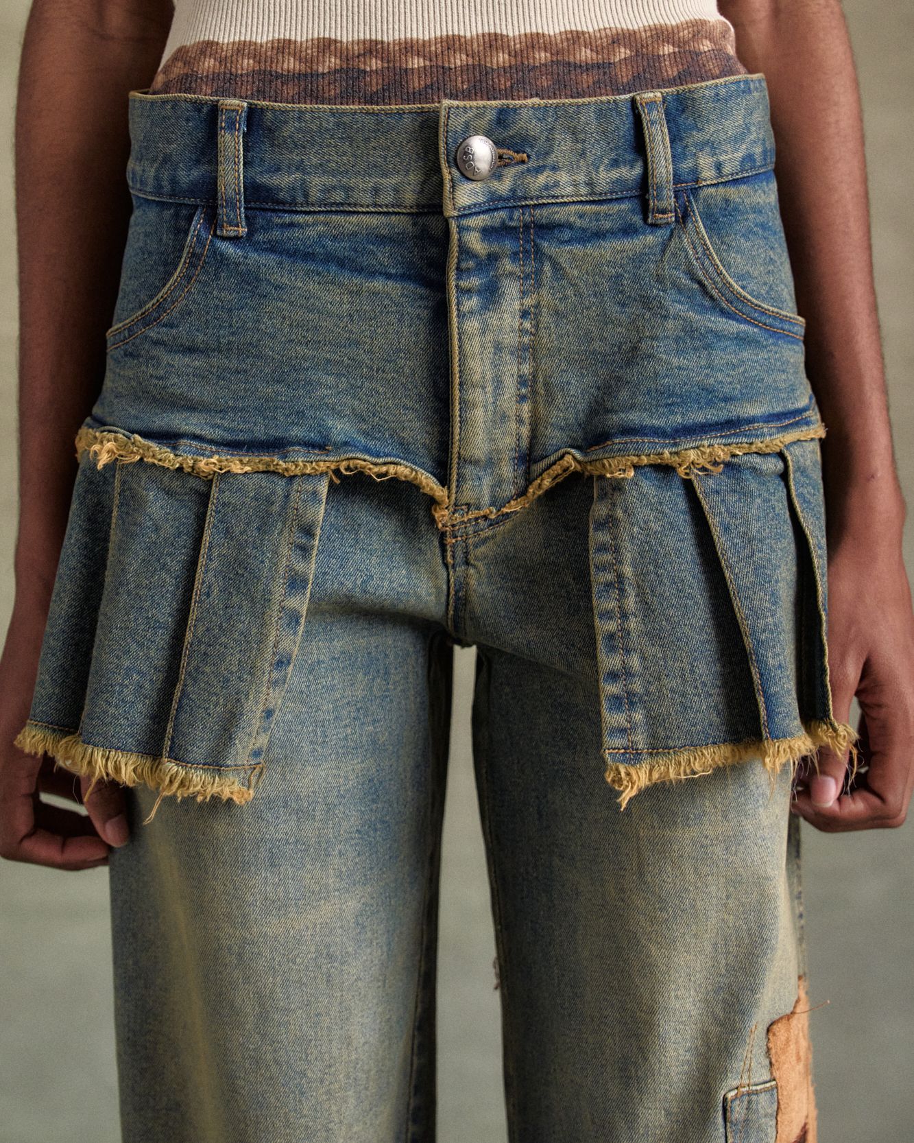 MUSINSA公式 | ANDERSSON BELL FOR WOMEN Patchwork denim