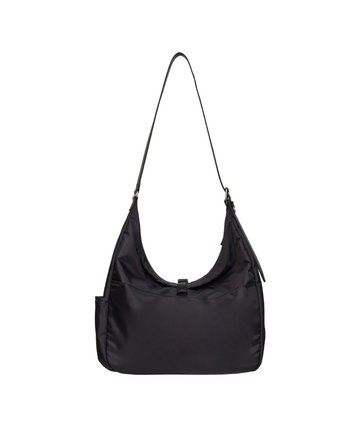 분크(VUNQUE) Hey Double Pocket Hobo M (헤이 더블 포켓 호보 미듐) Black