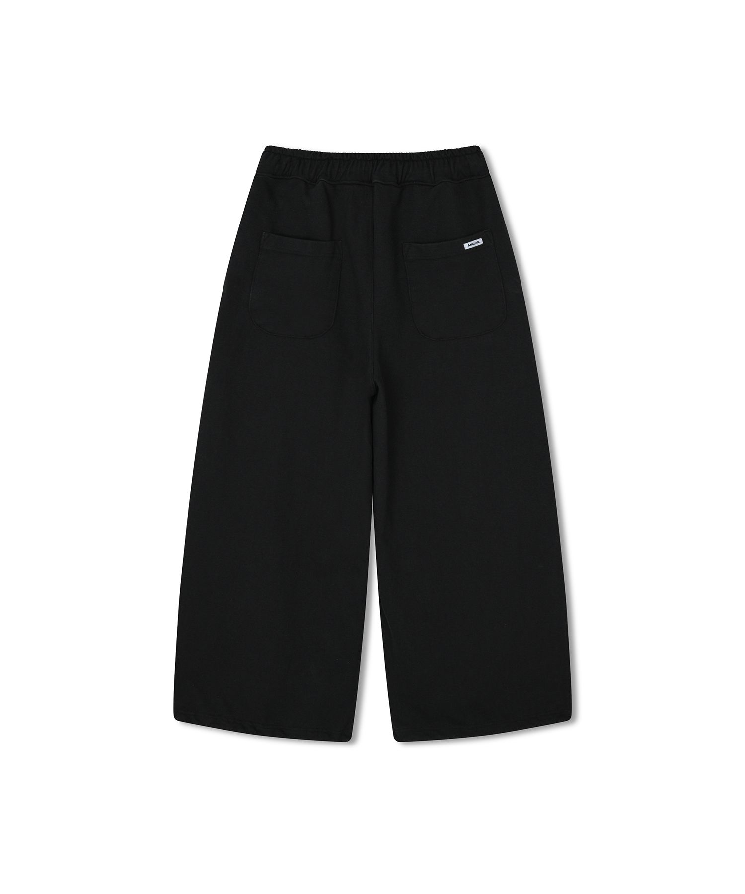 【ANGLAN】25SS★ [AG] Double Valley Tuck Sweat Pants MUSINSA | ANGLAN Double Valley Tuck Sweat Pants - Black