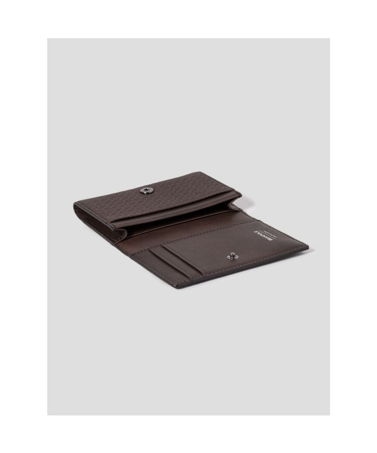 빈폴 액세서리(BEANPOLE ACCESSORY) BP 로고 명함지갑 - 브라운