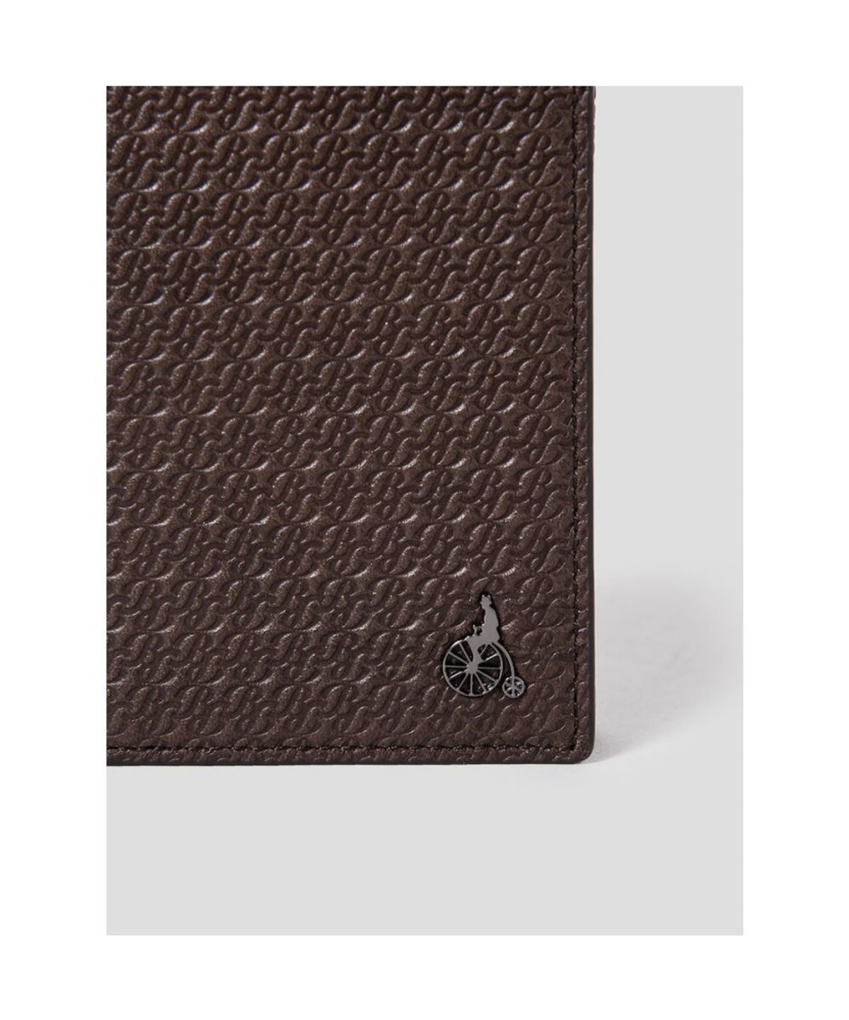 빈폴 액세서리(BEANPOLE ACCESSORY) BP 로고 명함지갑 - 브라운