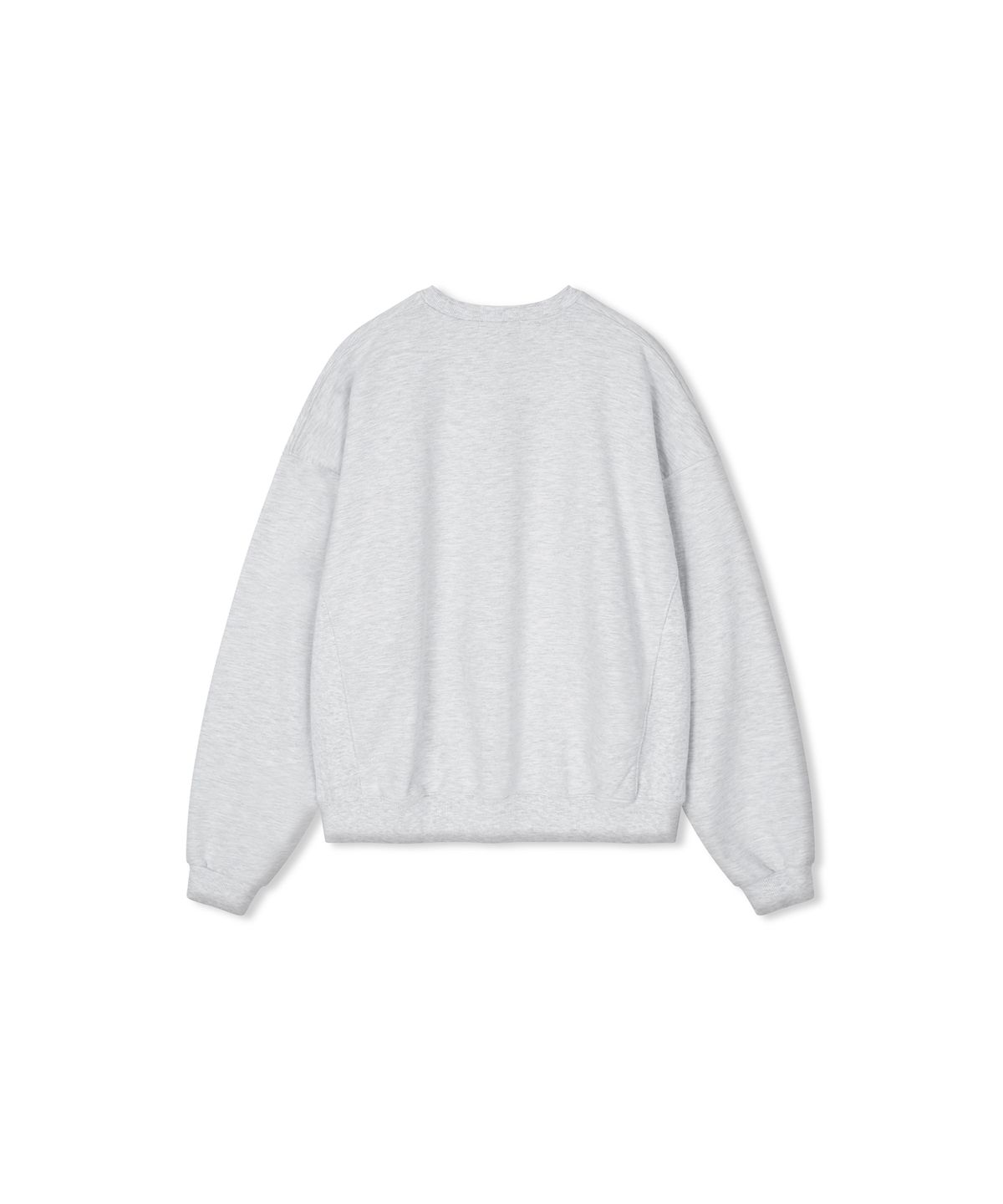 앵글런(ANGLAN) Steady Symbol Sweat Shirt - White Melange