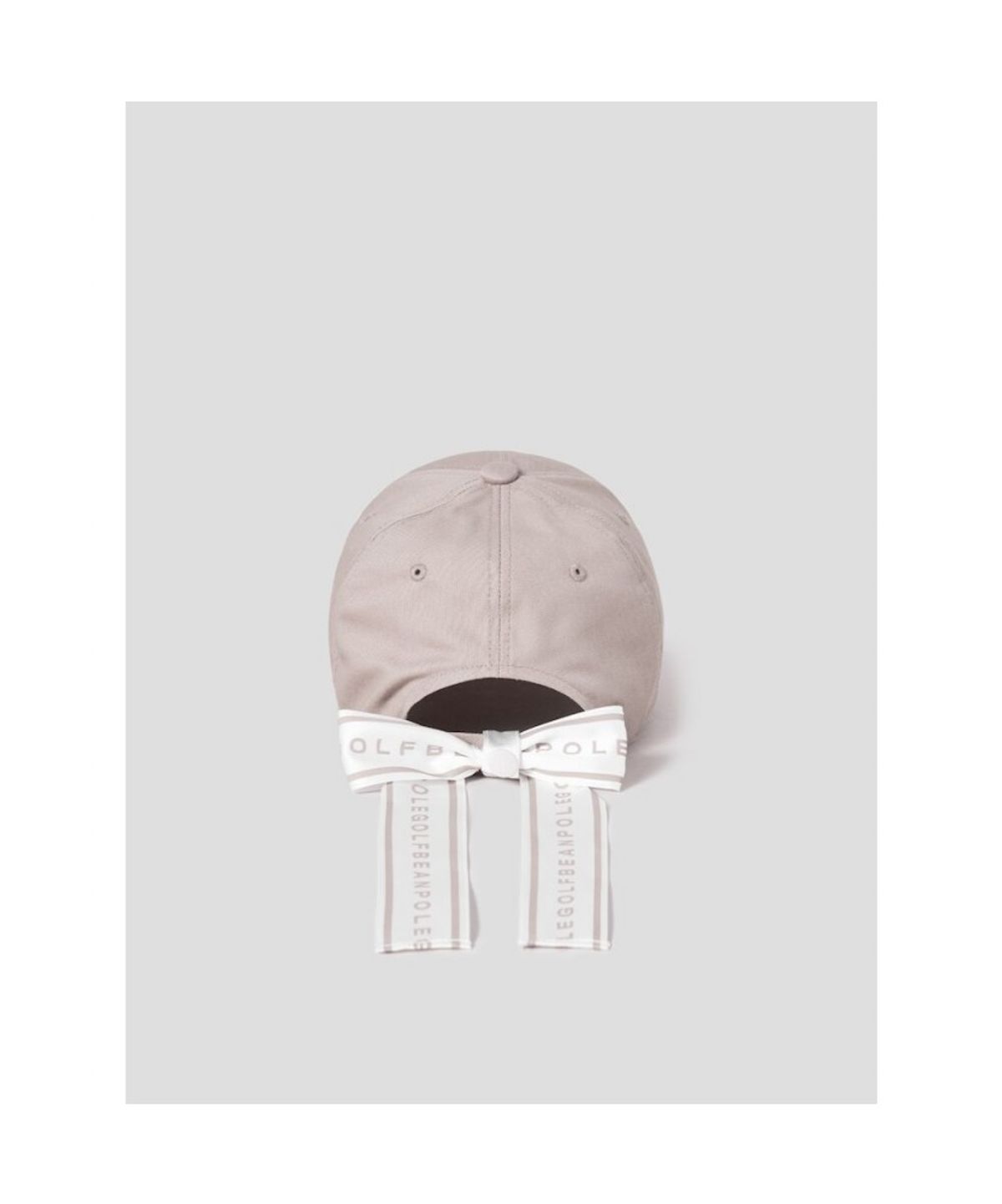 빈폴 액세서리(BEANPOLE ACCESSORY) 여성 코튼 트윌 리본 볼캡 - 베이지