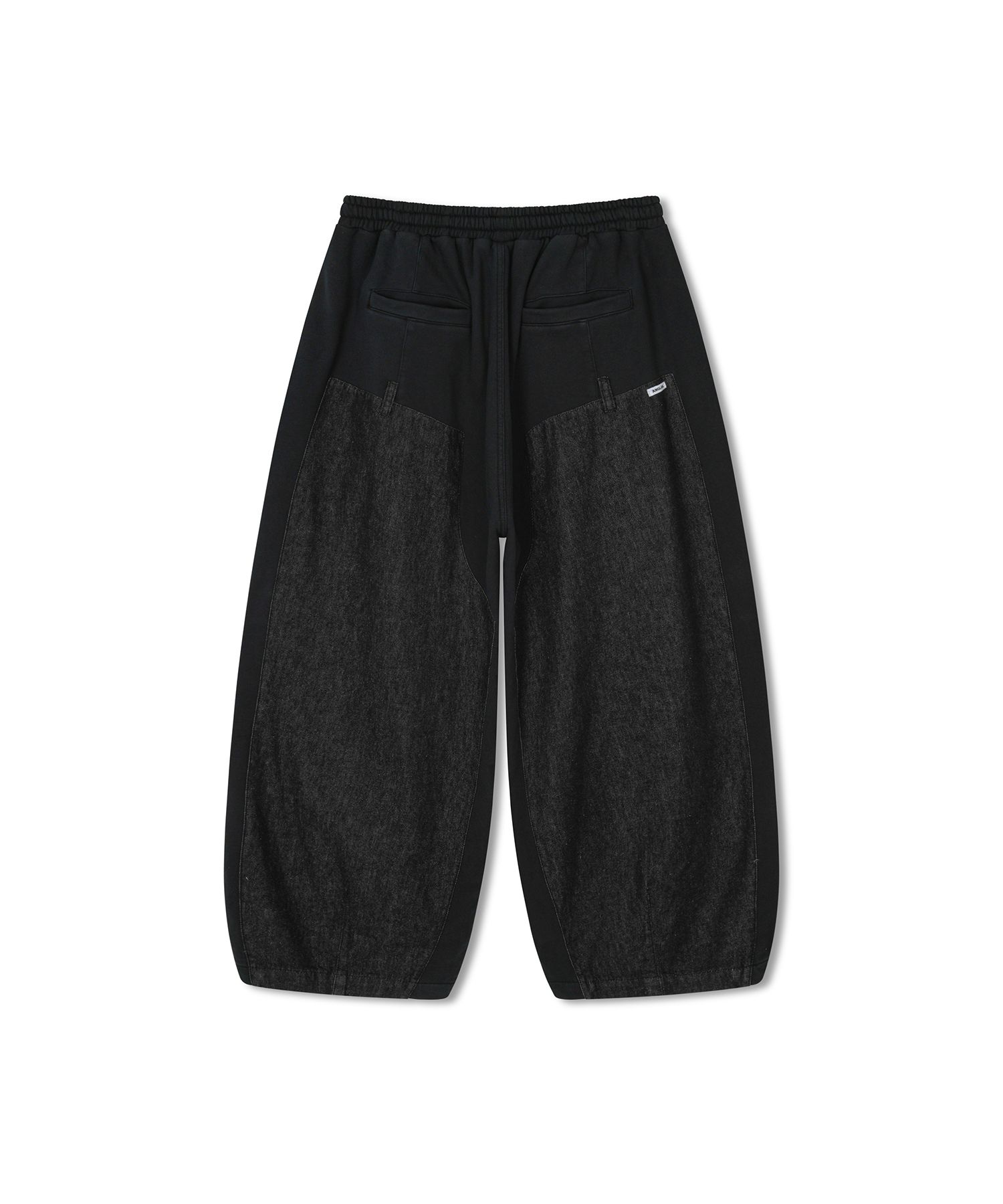 ANGLAN アングラン　バルーン　オーバーオール　ブラック　musinsa ANGLAN】24SS☆ [AG] Side Pocket Twill Balloon Overall