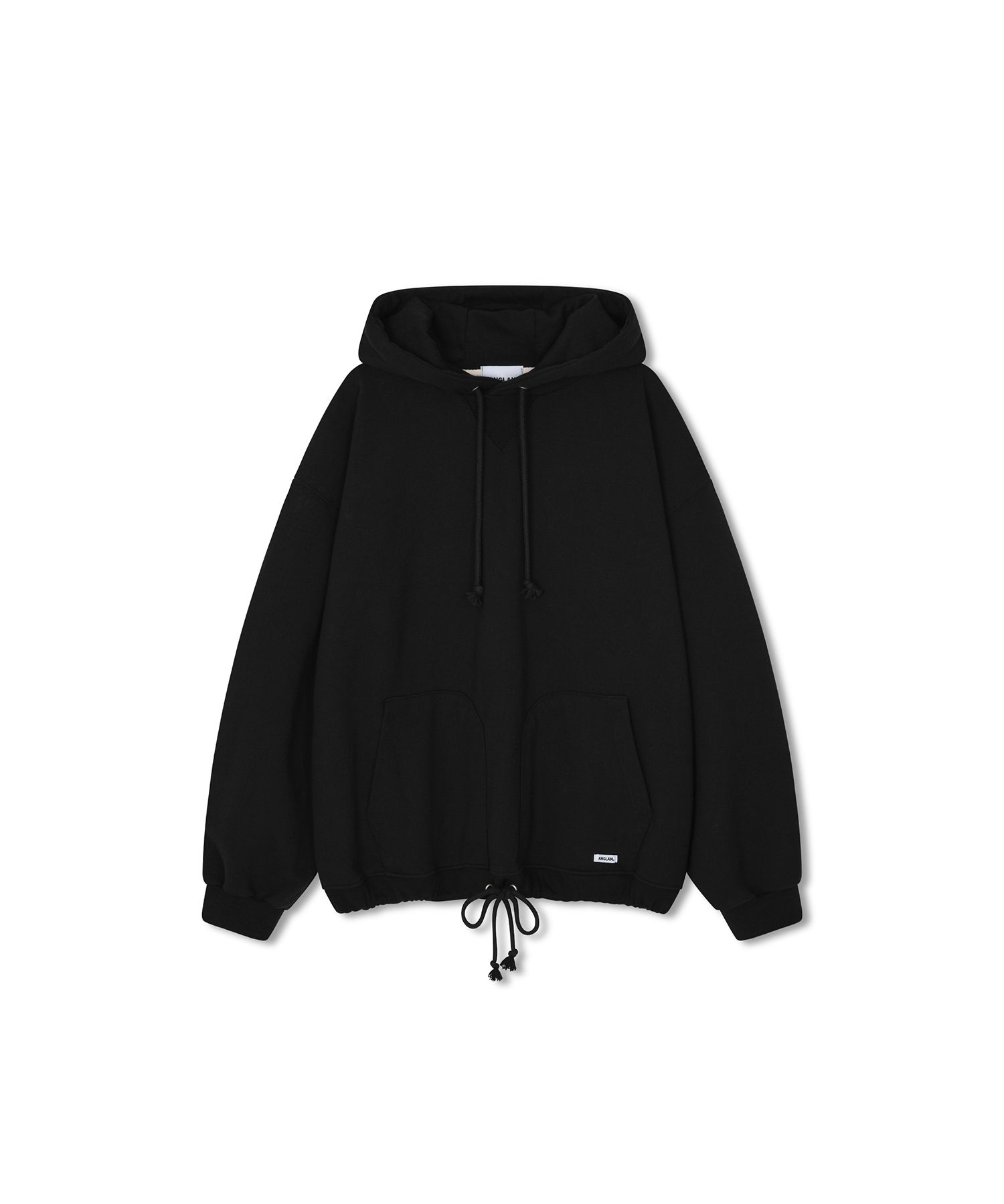 【ANGLAN】25SS★ [AG] Valley Tuck Sweat Half Set-up AG] Valley Tuck Sweat Balloon Set up - Black - ANGLAN