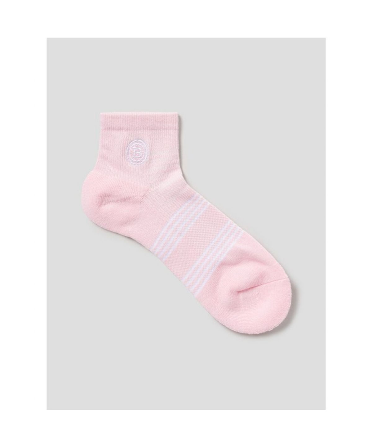 빈폴 액세서리(BEANPOLE ACCESSORY) 여성 스트라이프 앵클삭스 - 라이트 핑크