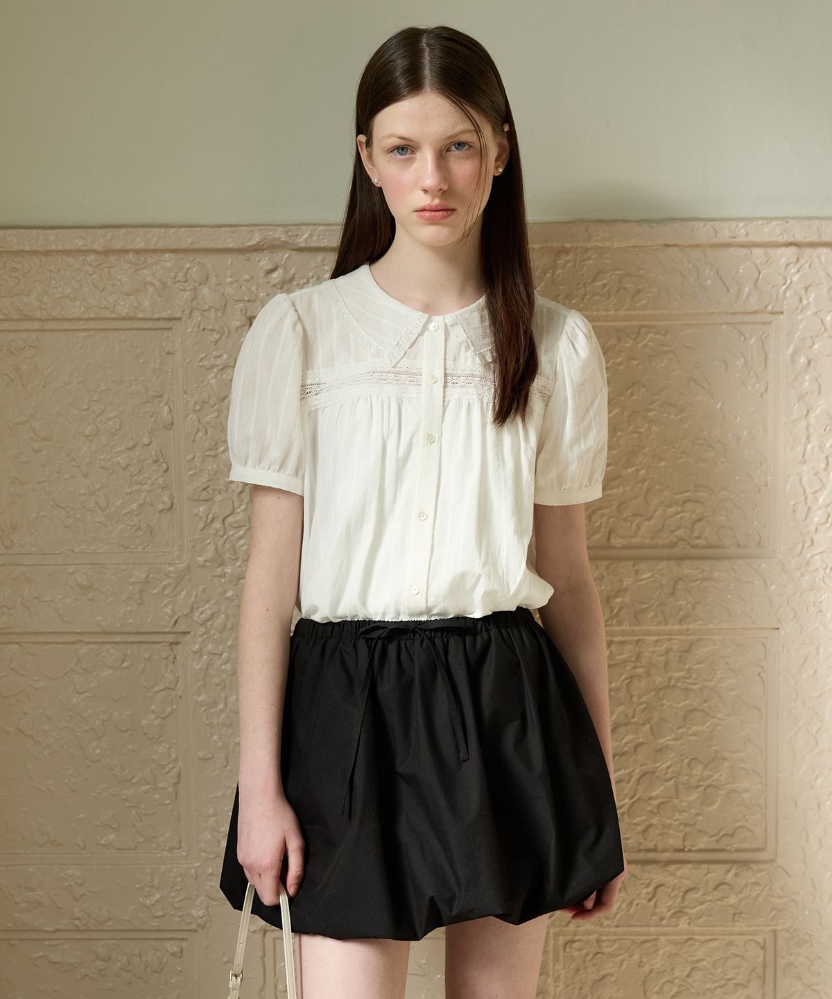 튜드먼트(TTUDEMENT) BALLOON MINI SKIRT BLACK