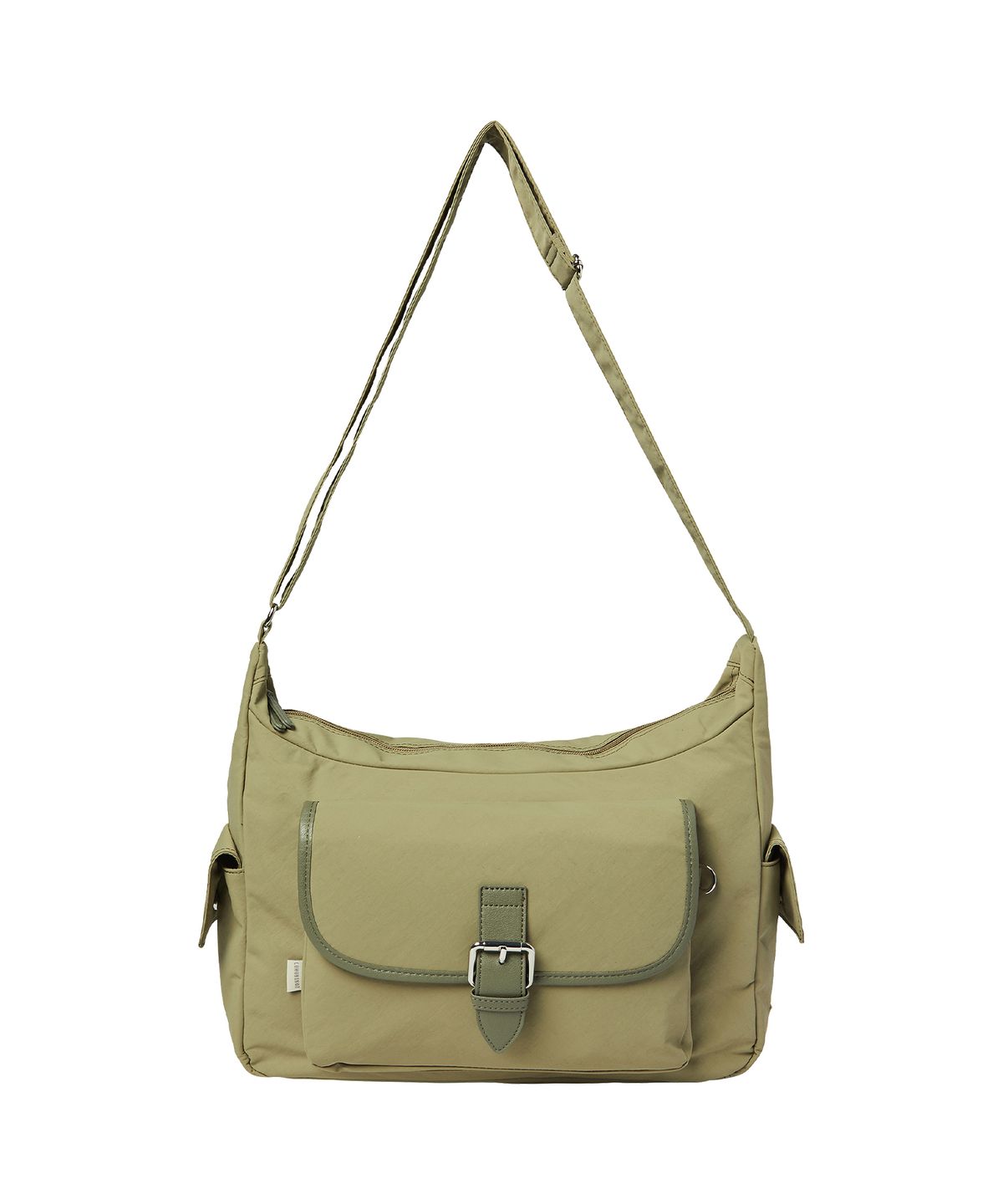 꼬모니노즈(COMONINOZ) [CN]BUCKLE POCKET CROSS BAG [3COLOR]