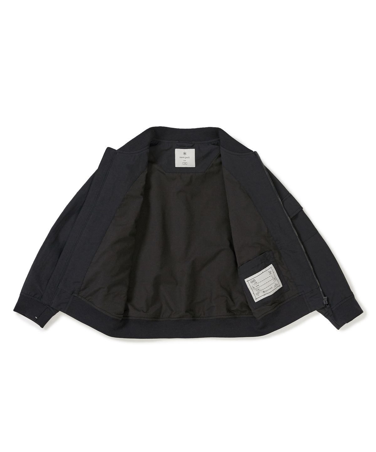 스노우피크 어패럴 키즈(SNOWPEAK APPAREL KIDS) 키즈 캠플 봄버 자켓 (S25SKCWB84) Dark Charcoal