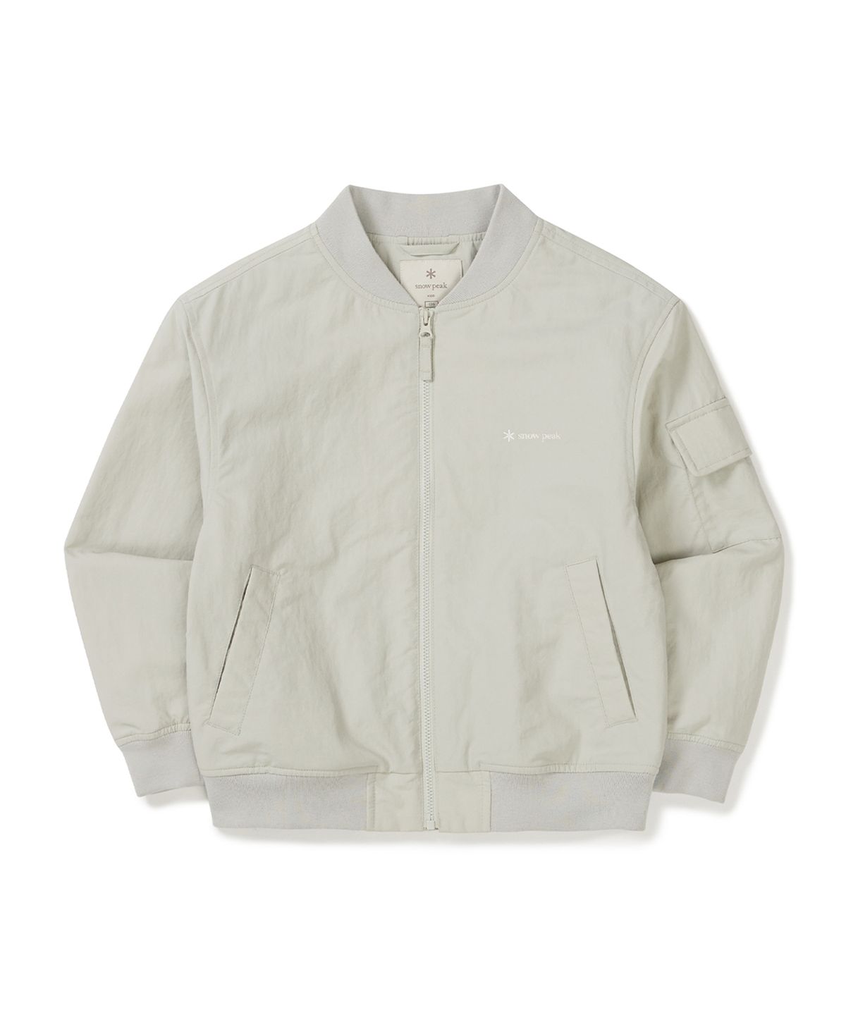 스노우피크 어패럴 키즈(SNOWPEAK APPAREL KIDS) 키즈 캠플 봄버 자켓 (S25SKCWB84) Light Beige