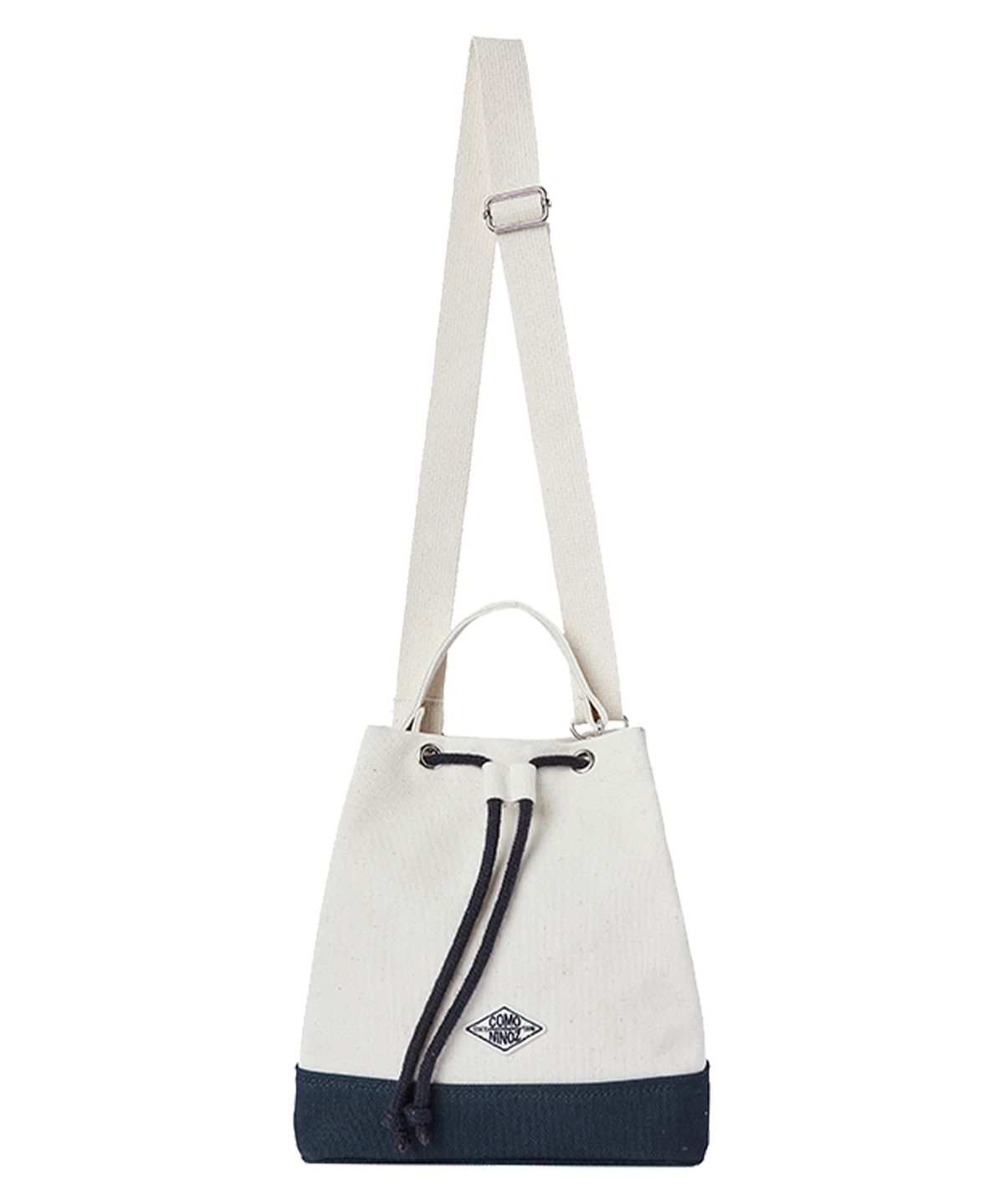 꼬모니노즈(COMONINOZ) [CN]COTTON CANVAS BUCKET BAG [2COLOR]