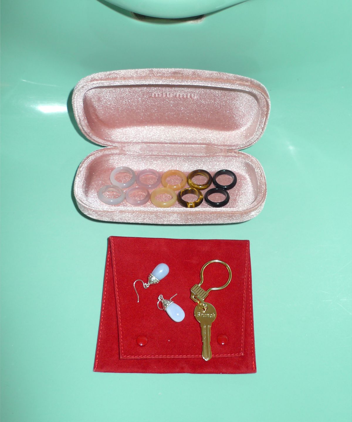 마르타(MARTA) 925 silver. Dew earring_Bluelace