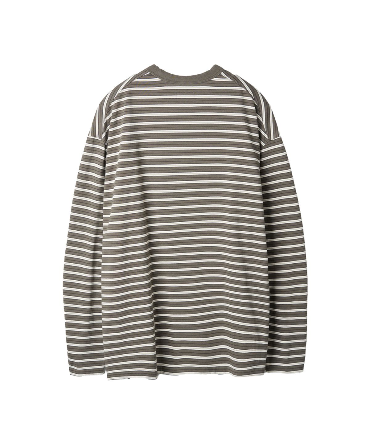 러프사이드(ROUGHSIDE) Multi Stripe Long Sleeve Mud