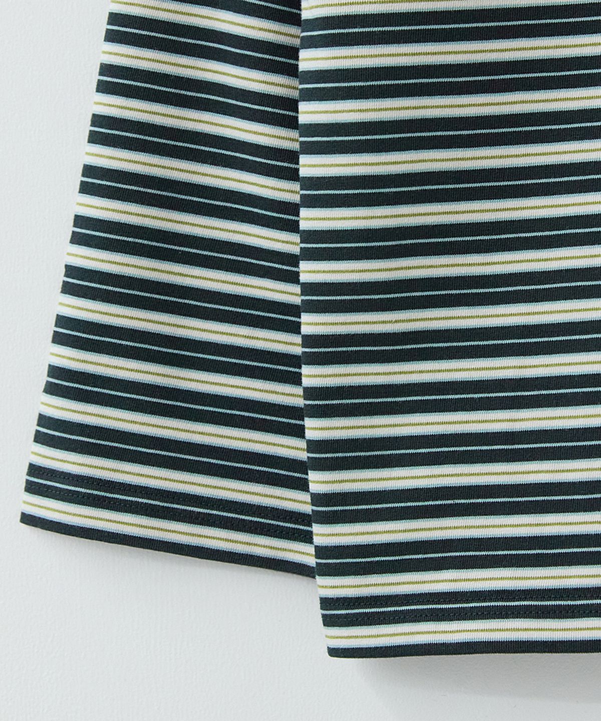 러프사이드(ROUGHSIDE) Multi Stripe Long Sleeve Teal