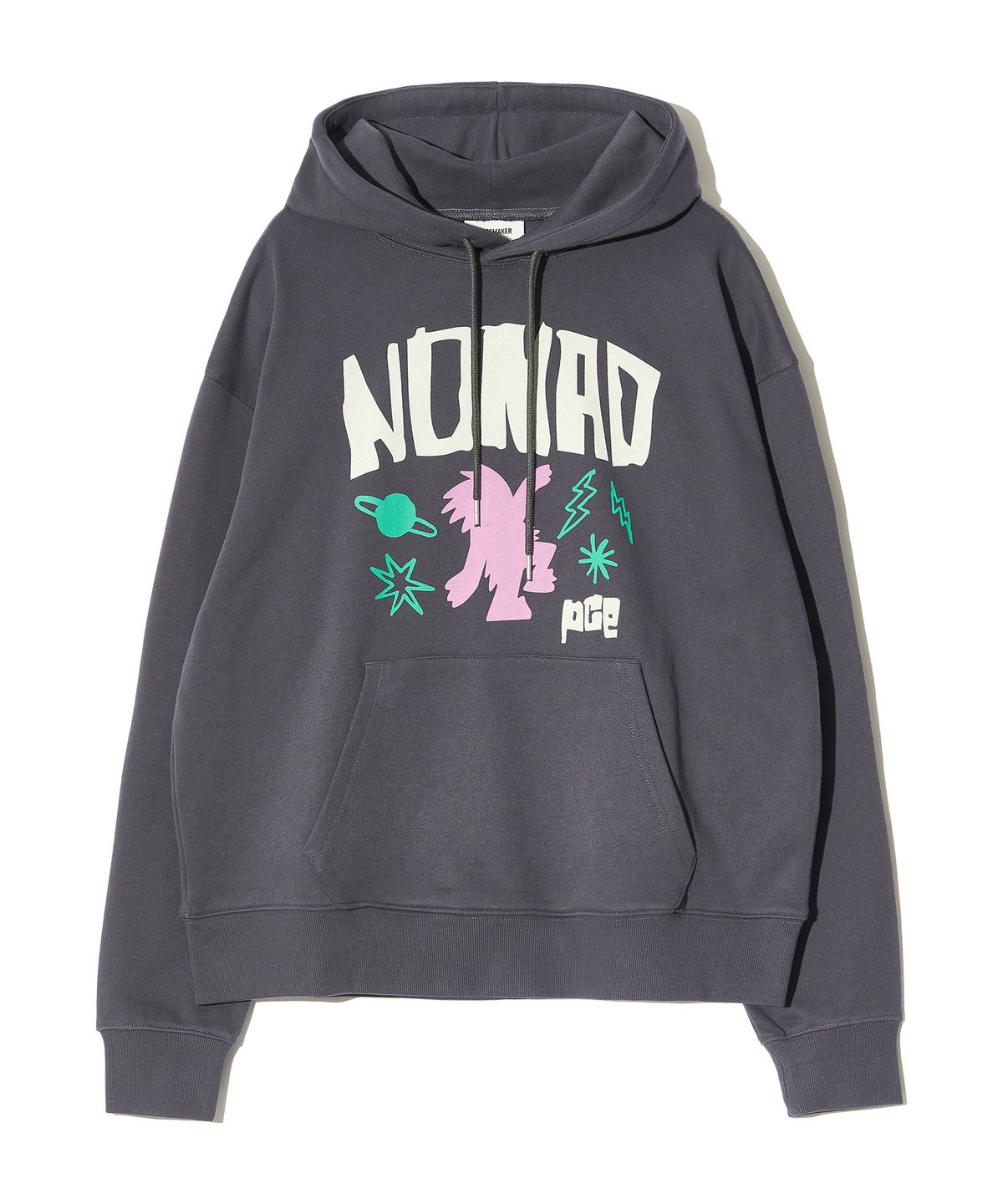 피스메이커(PIECE MAKER) NOMAD CAIN HOODIE (CHARCOAL)