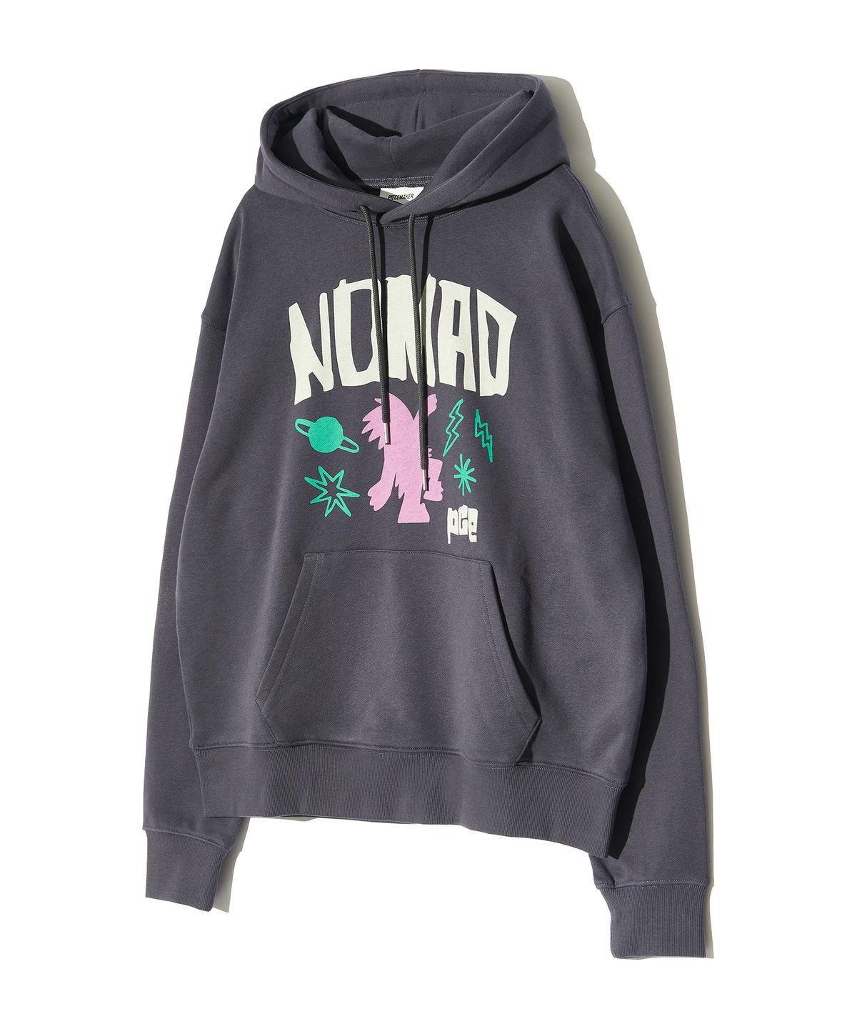 피스메이커(PIECE MAKER) NOMAD CAIN HOODIE (CHARCOAL)