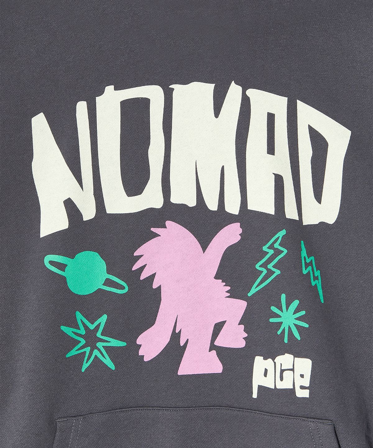 피스메이커(PIECE MAKER) NOMAD CAIN HOODIE (CHARCOAL)
