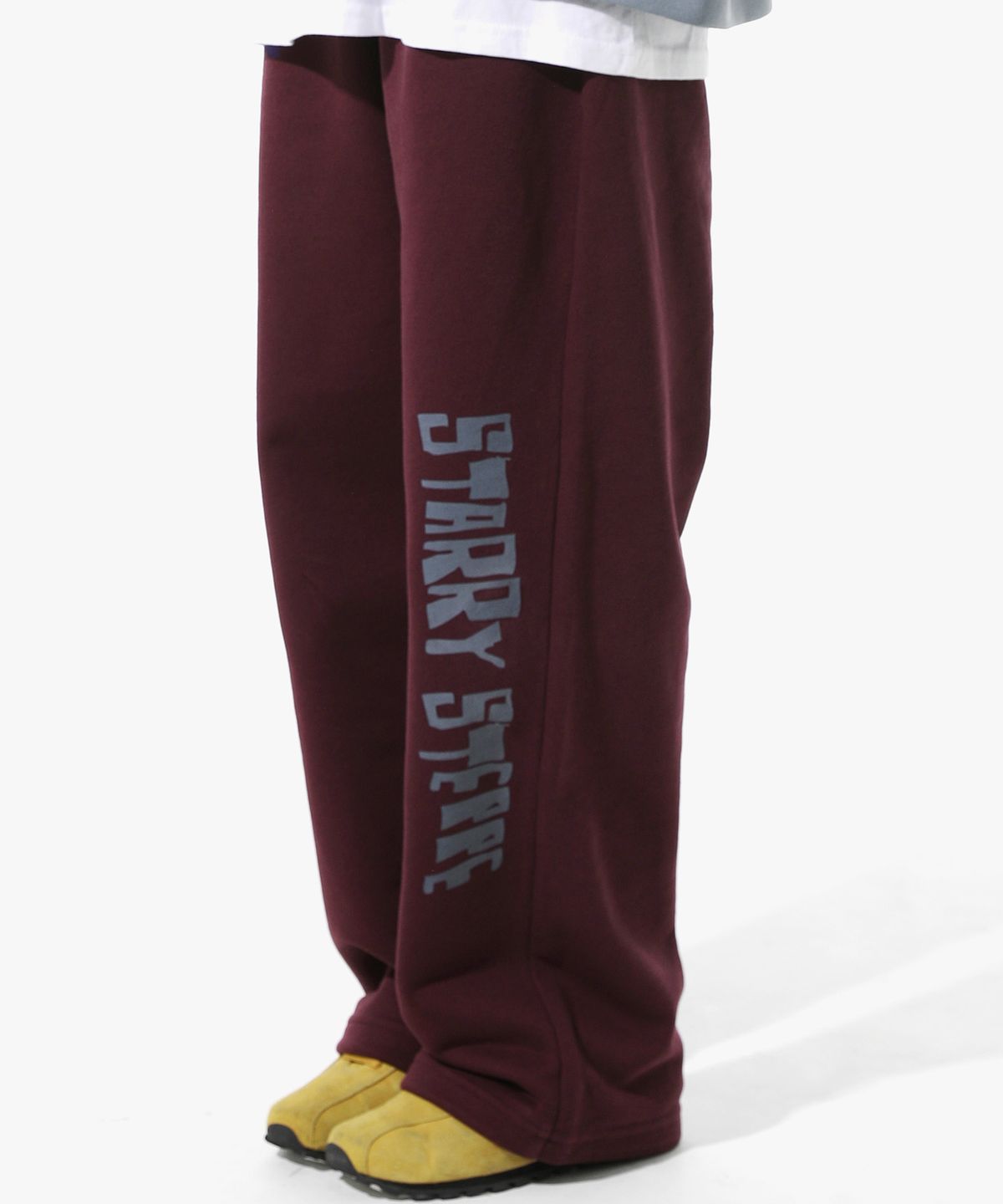 피스메이커(PIECE MAKER) STARRY STEPPE DONKEY SWEAT PANTS (BURGUNDY)