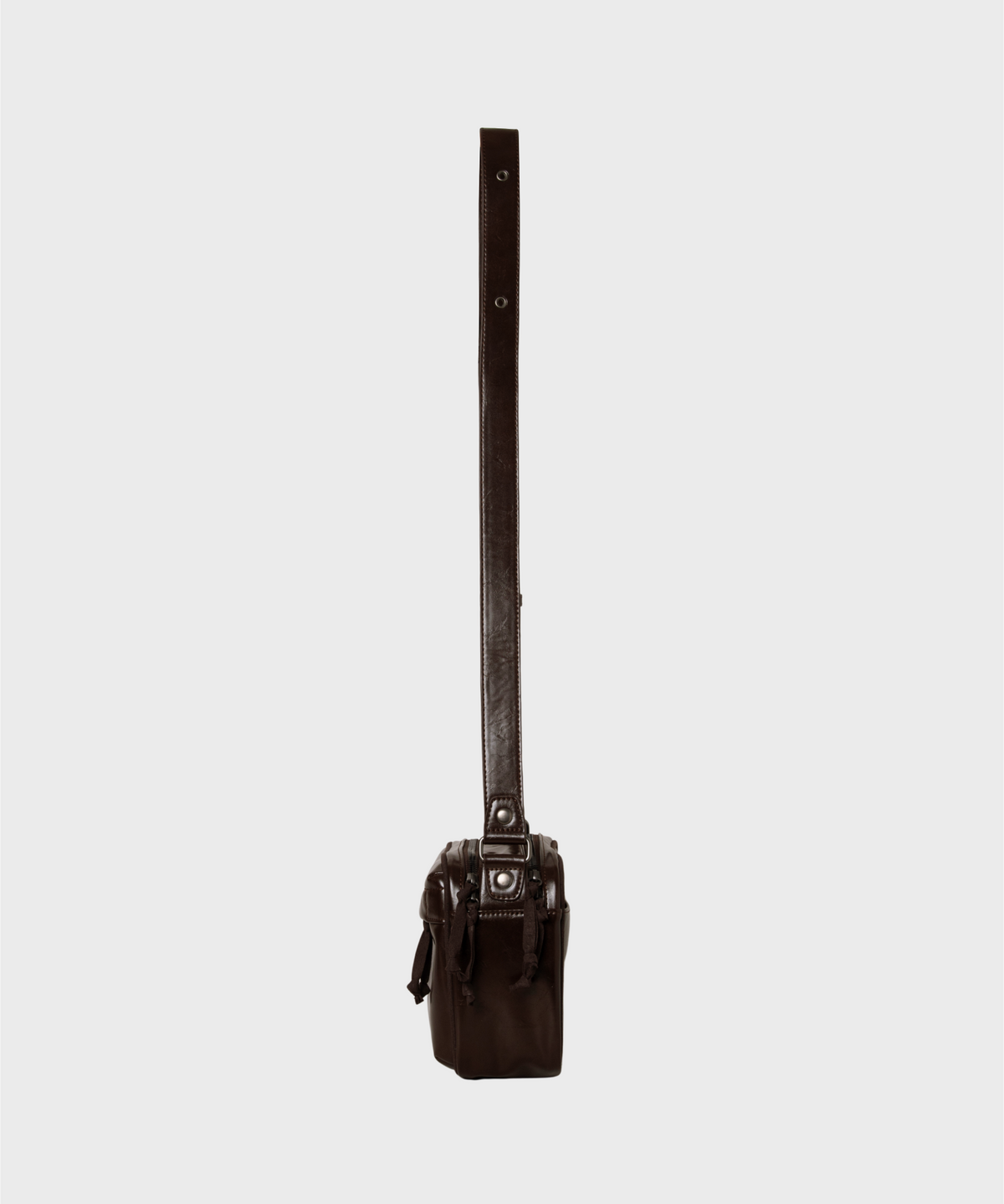 넌블랭크(NONBLANK) 스퀘어 백_DARK BROWN