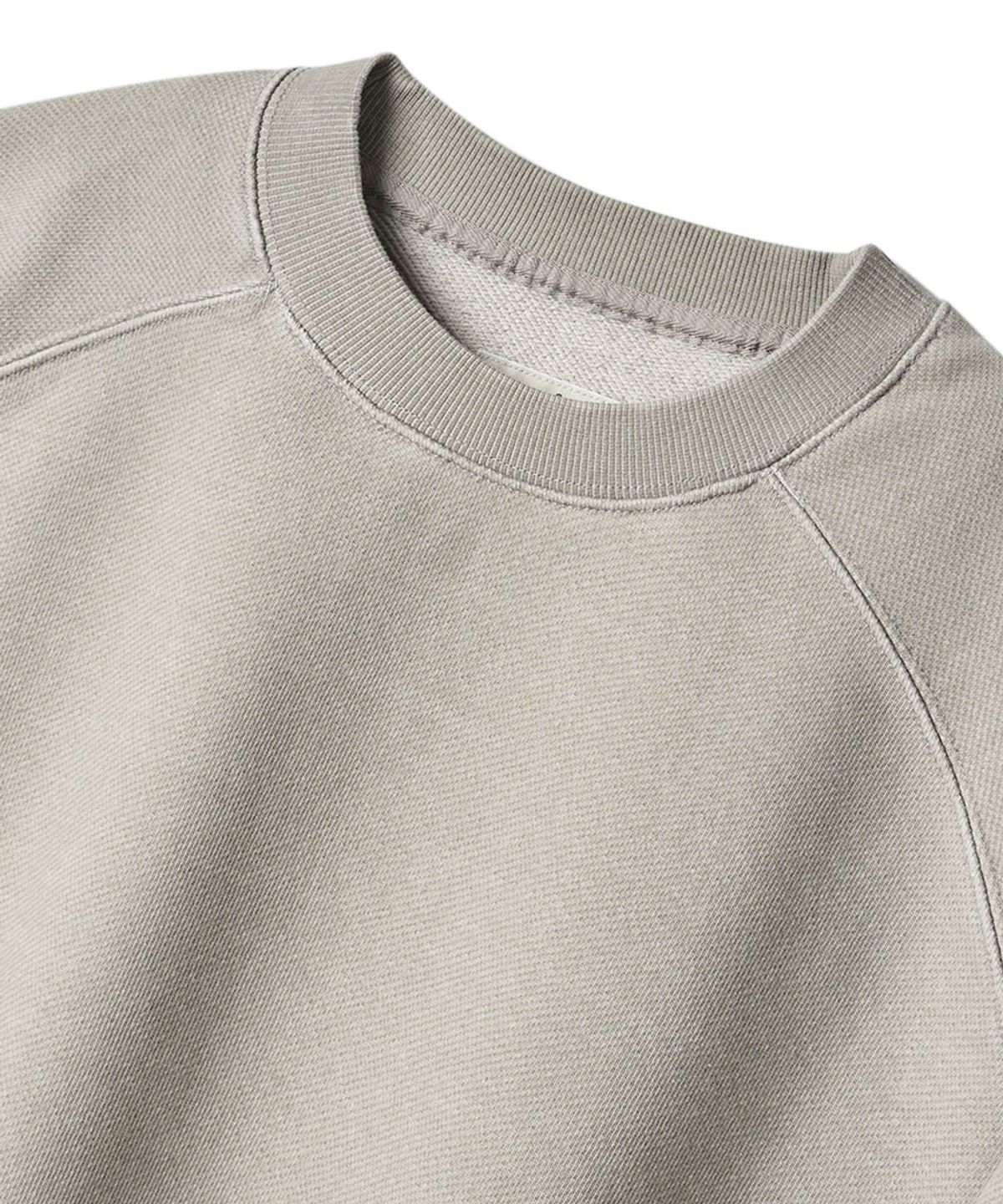 러프사이드(ROUGHSIDE) Raglan Sweat Shirt Oatmeal