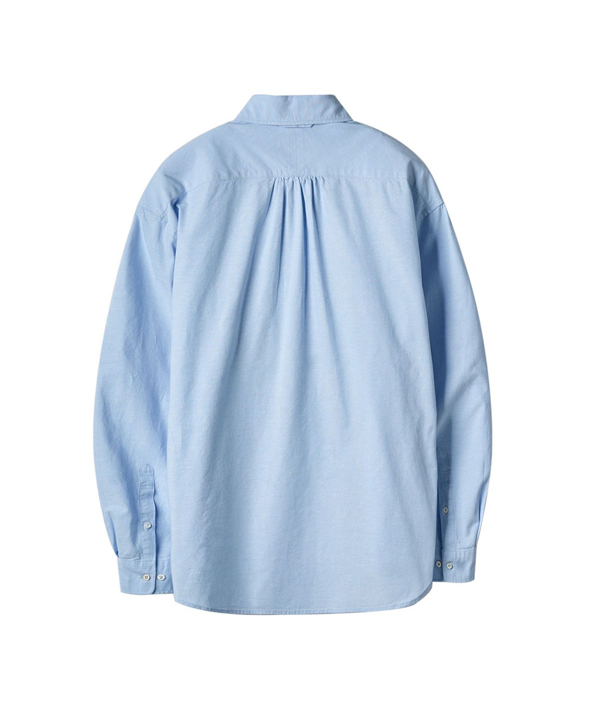 러프사이드(ROUGHSIDE) Shirring Shirt Sky Blue