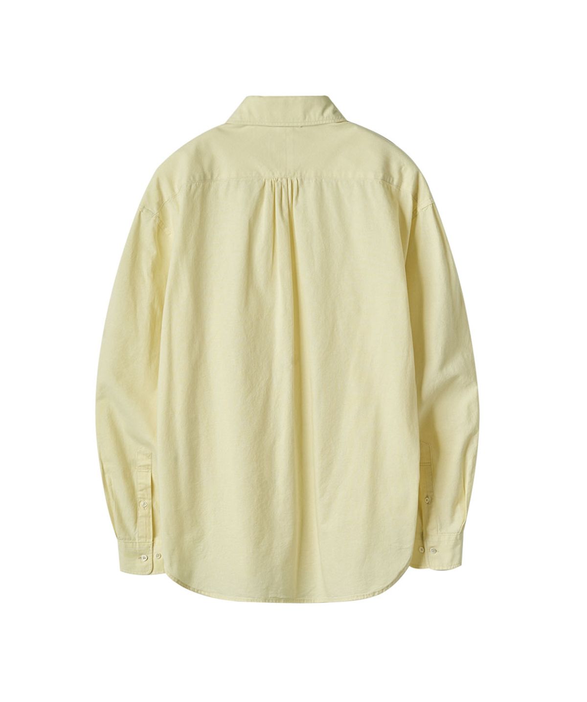 러프사이드(ROUGHSIDE) Shirring Shirt Canary