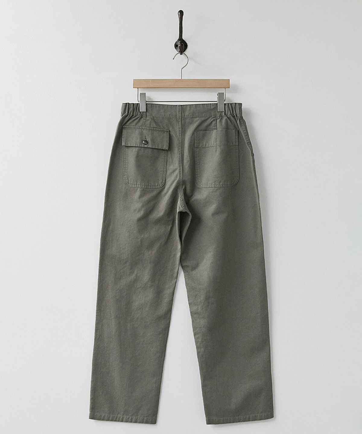 러프사이드(ROUGHSIDE) Elastic Fatigue Pants Mud