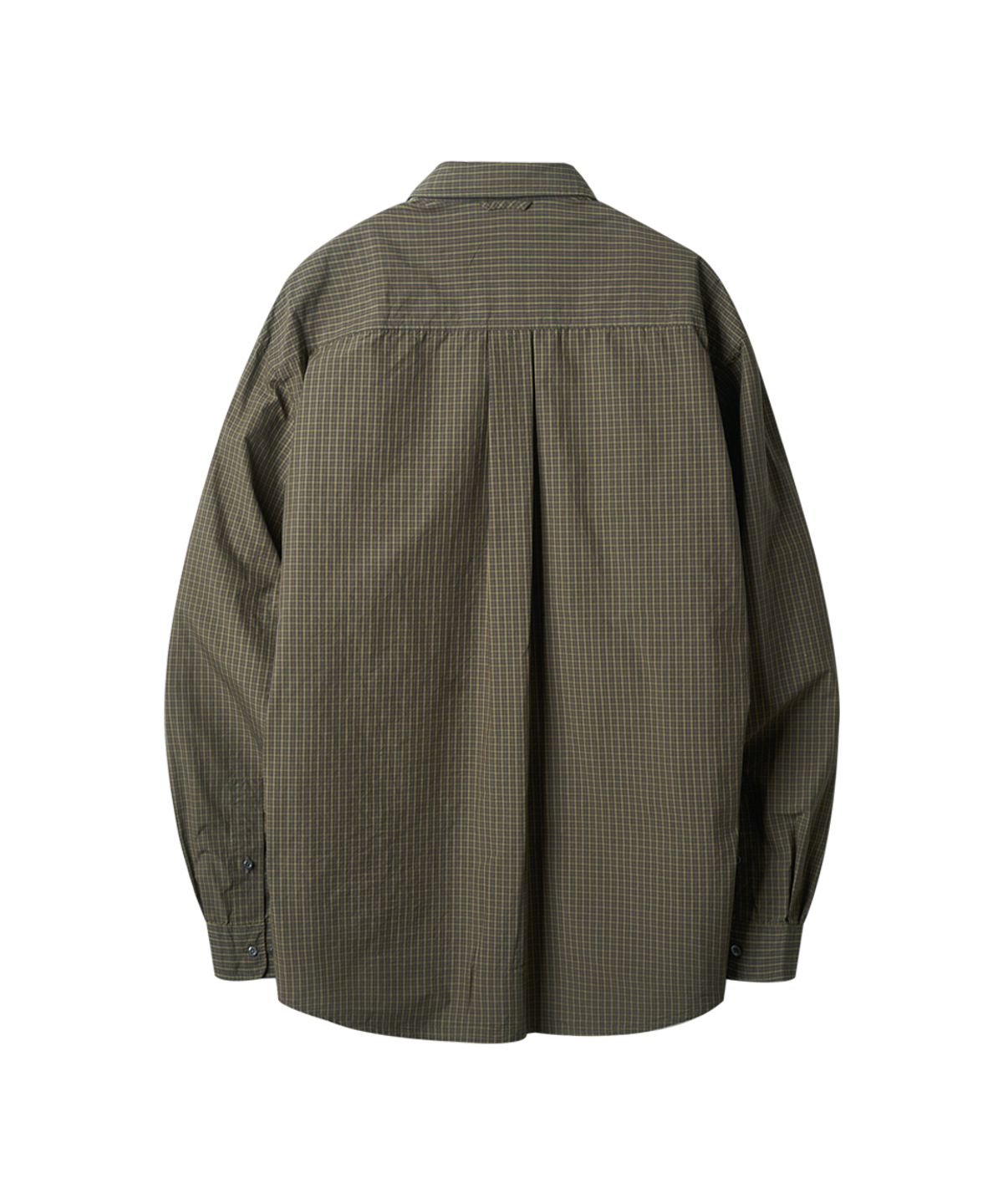 러프사이드(ROUGHSIDE) Primary Shirt Brown Gingham Check