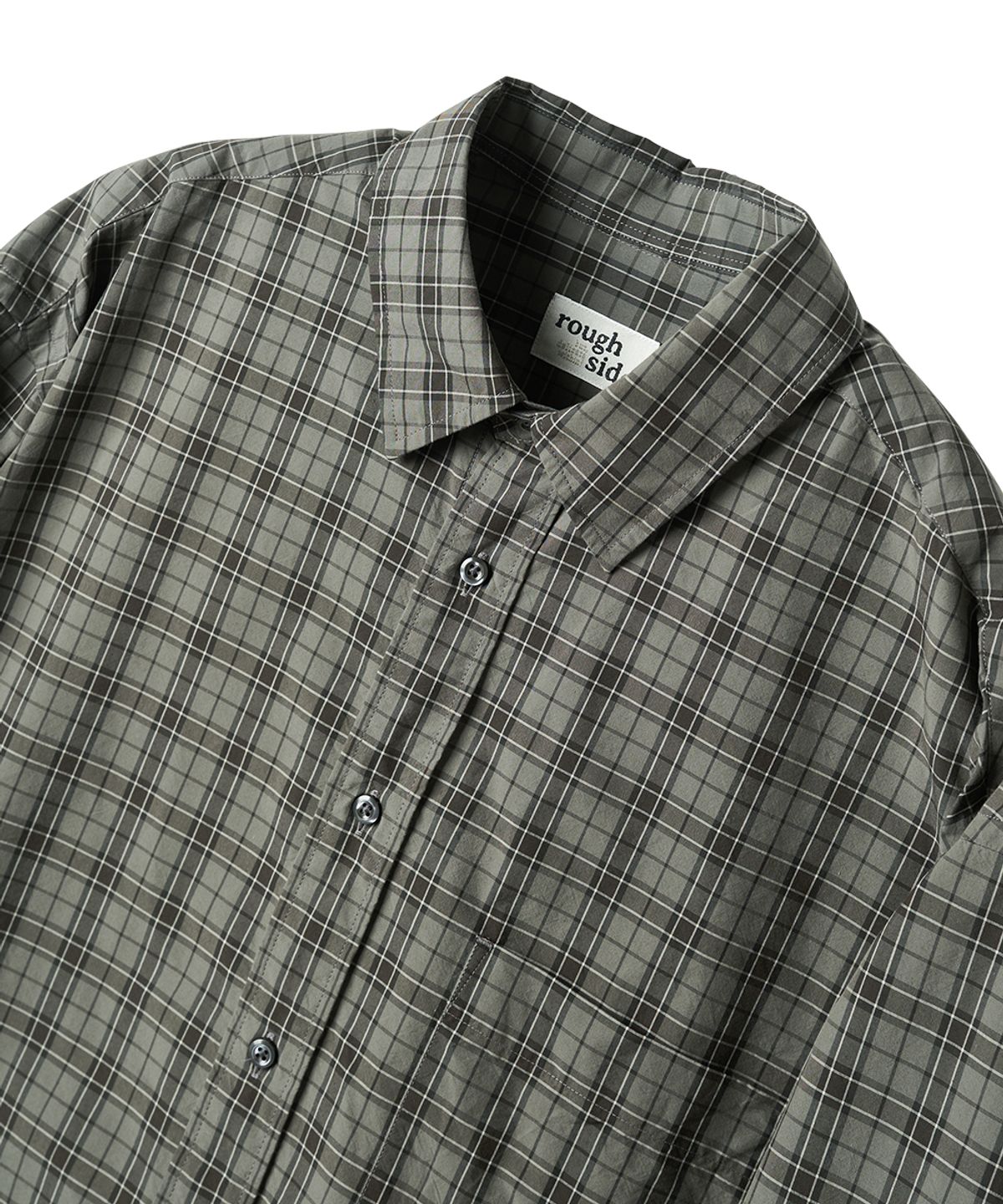 러프사이드(ROUGHSIDE) Primary Shirt Mud Plaid