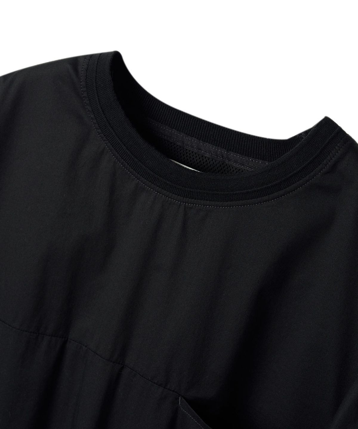 러프사이드(ROUGHSIDE) Quarterback Shirt Black