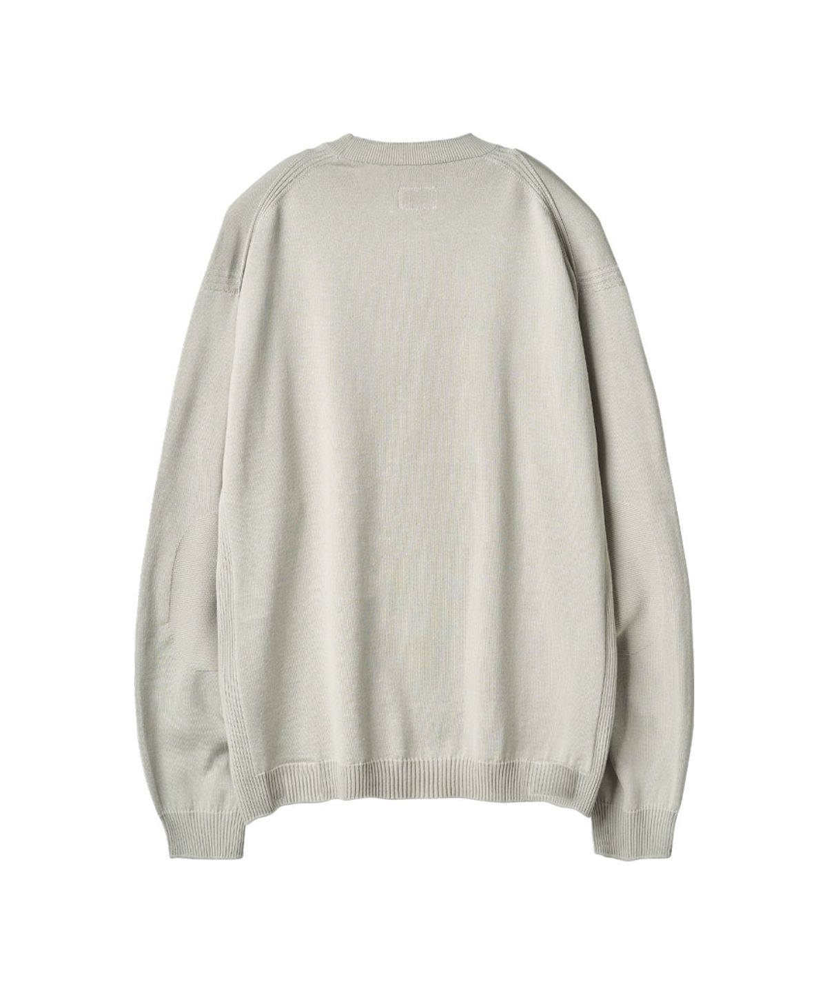 러프사이드(ROUGHSIDE) Whole Garment Crew Knit Dove