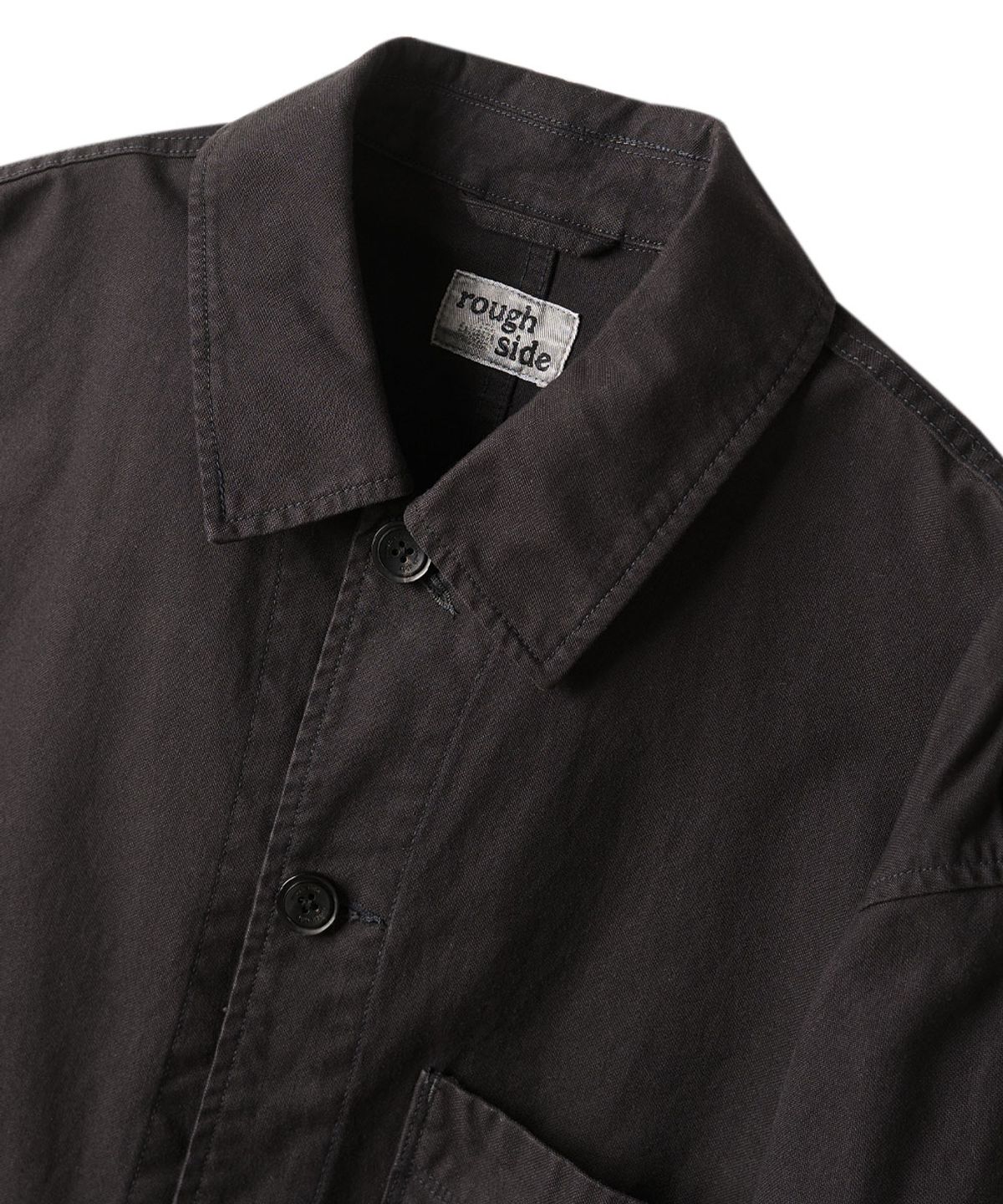 러프사이드(ROUGHSIDE) Dyed Workers Black