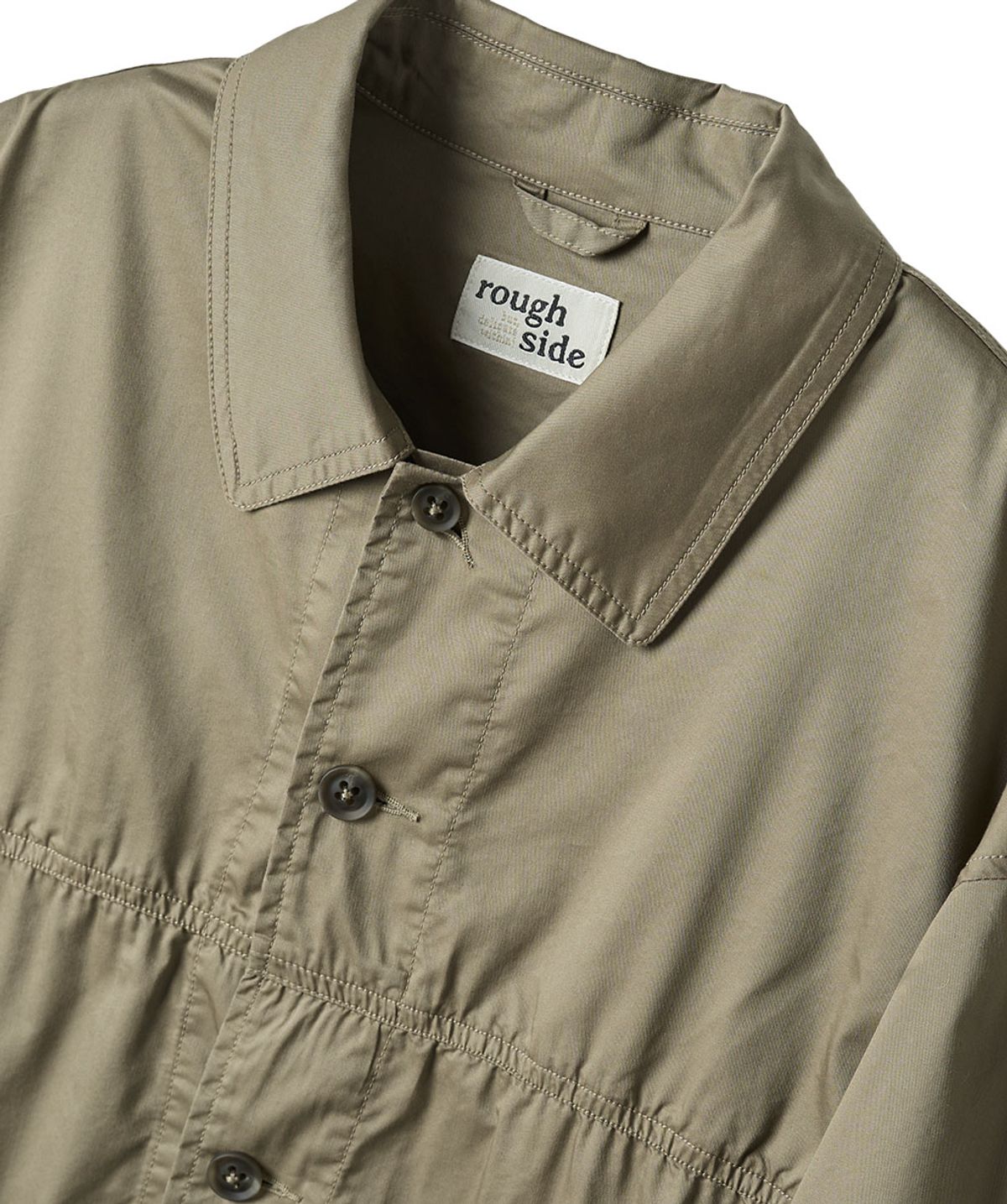 러프사이드(ROUGHSIDE) Trail Overshirt Khaki Beige
