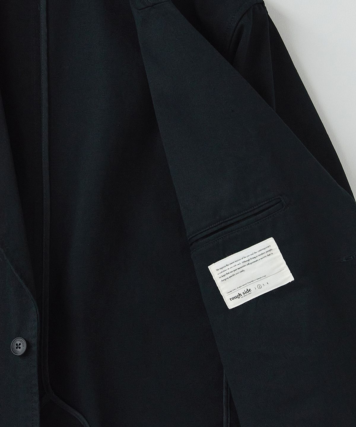 러프사이드(ROUGHSIDE) Slob Jacket Dark Navy