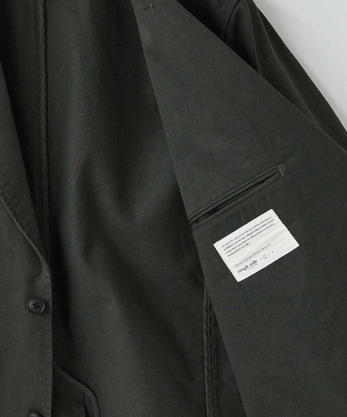 러프사이드(ROUGHSIDE) Slob Jacket Charcoal