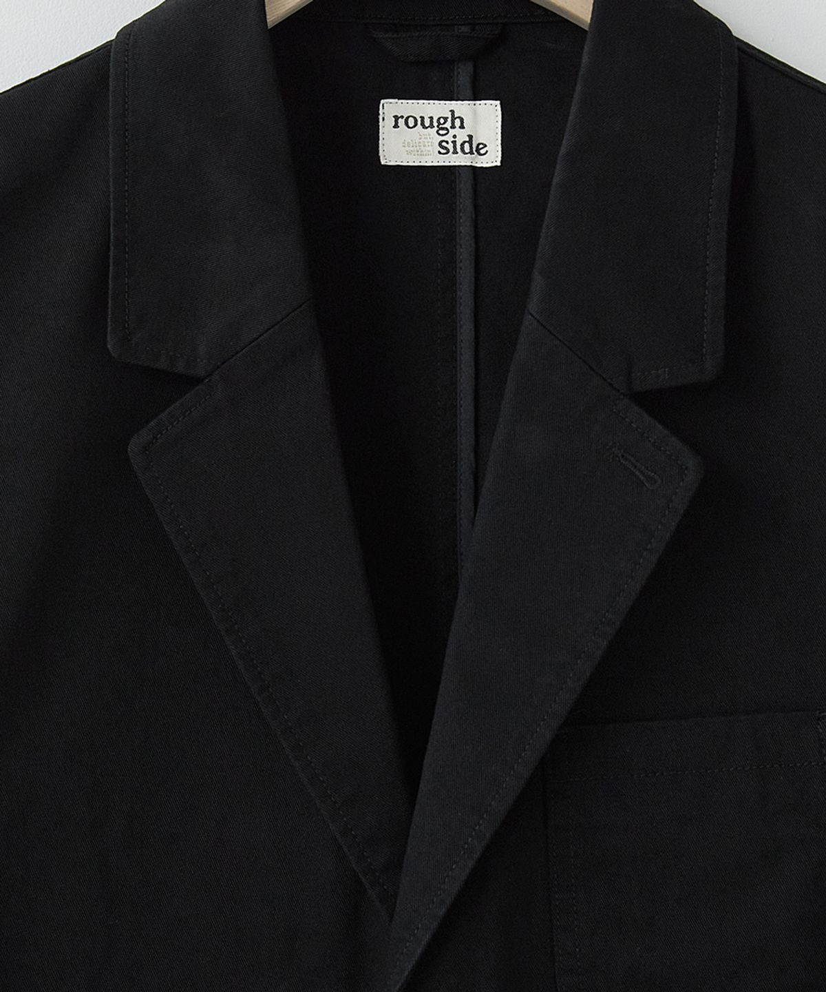 러프사이드(ROUGHSIDE) Slob Jacket Ash Black