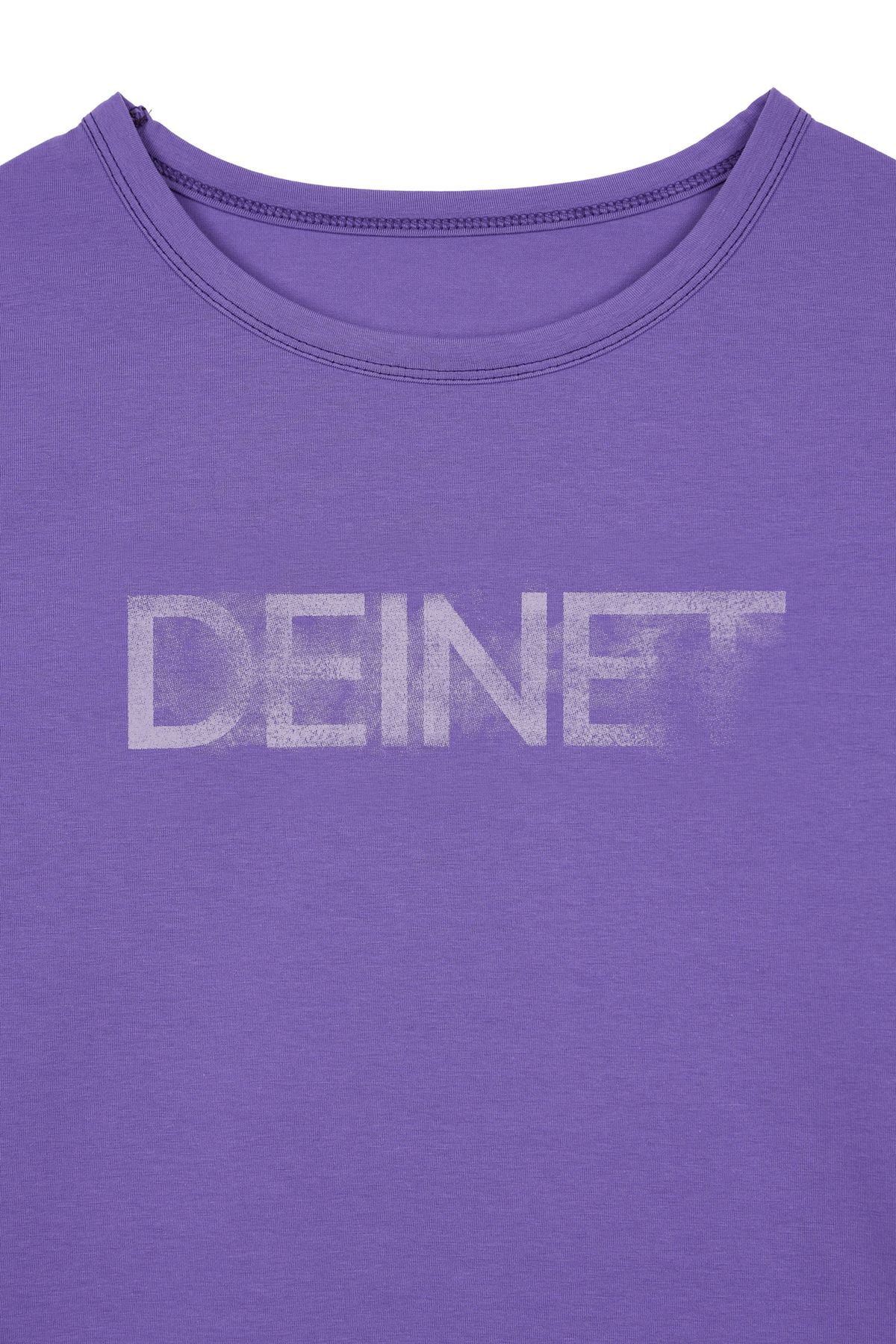 다이닛(DEINET) DEINET LOGO SIMPLE LONG SLEEVE IN PURPLE