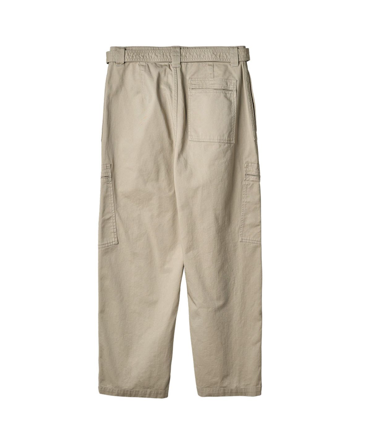 러프사이드(ROUGHSIDE) Belted Flight Pants Oatmeal