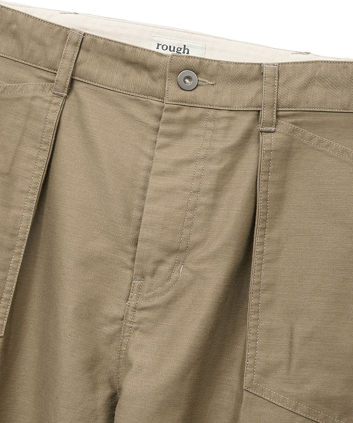 러프사이드(ROUGHSIDE) Deck Pants Khaki Beige