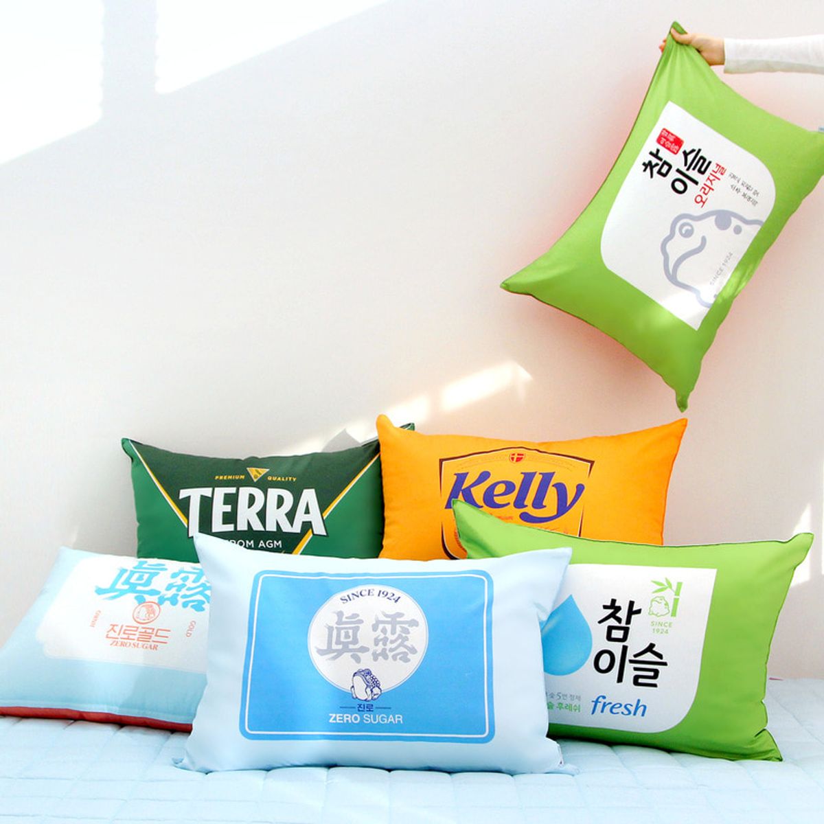 나라홈데코(NARAHOMEDECO) 하이트진로 진로골드 제로슈가 순면베개커버 70x50