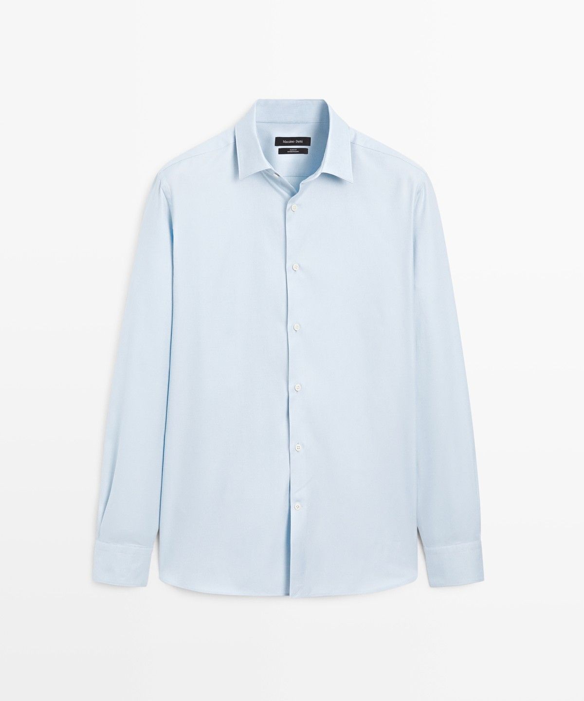 마시모두띠(MASSIMO DUTTI) 100% 코튼 슬림 핏 옥스퍼드 셔츠