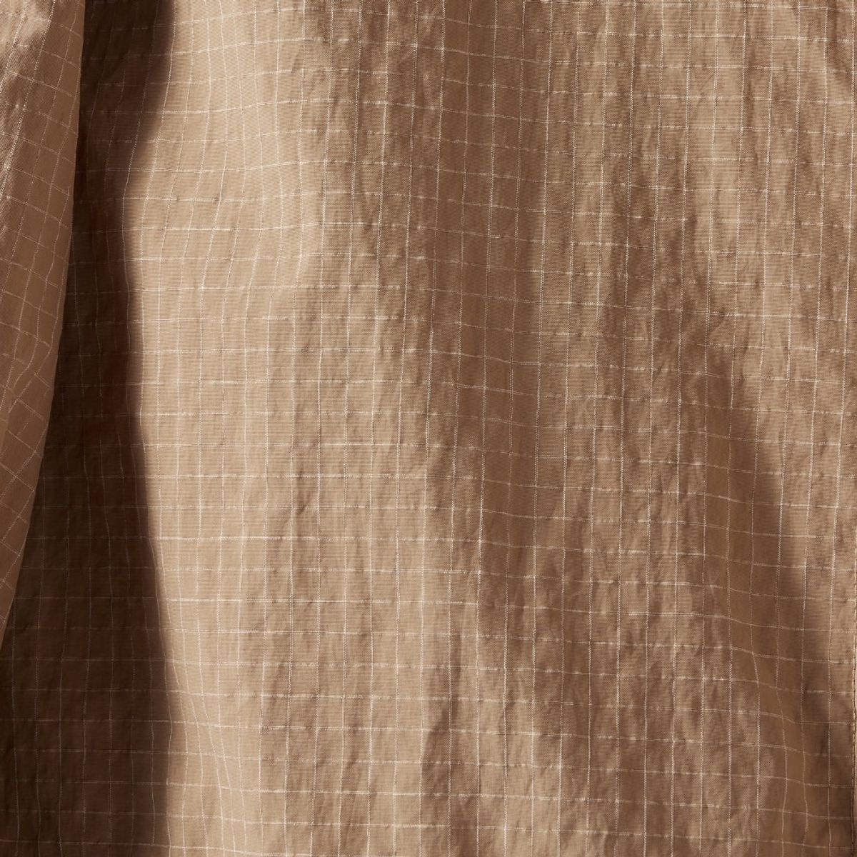 브롬톤 런던(BROMPTON LONDON) SLEEVES CHEQUERED HOOD JUMPER - D/BEIGE (P251UJP103)
